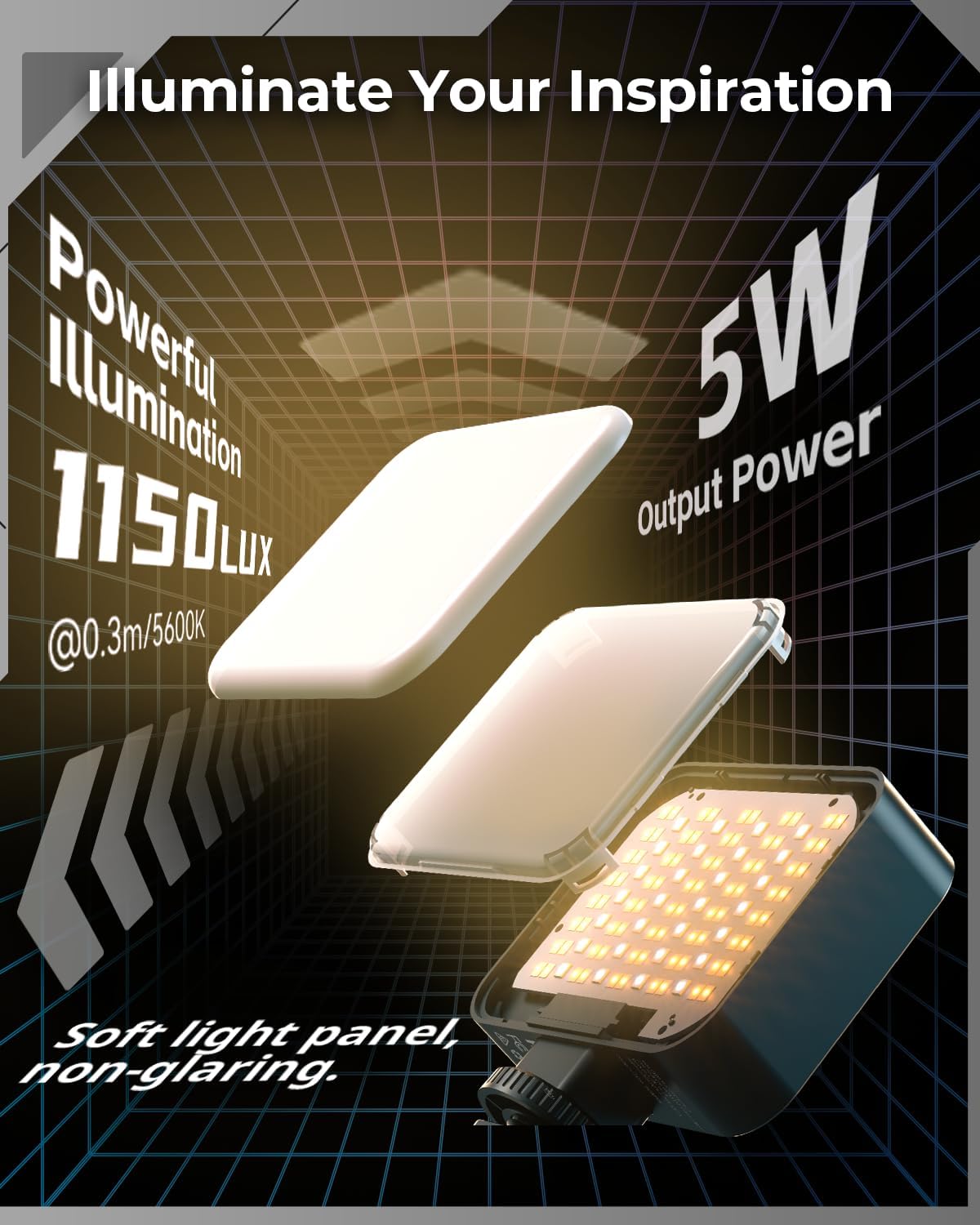 Smallrig Vibe P108 Pro RGB Video Light - immagine 4