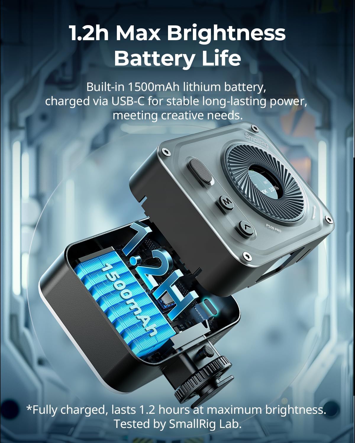 Smallrig Vibe P108 Pro RGB Video Light - immagine 8