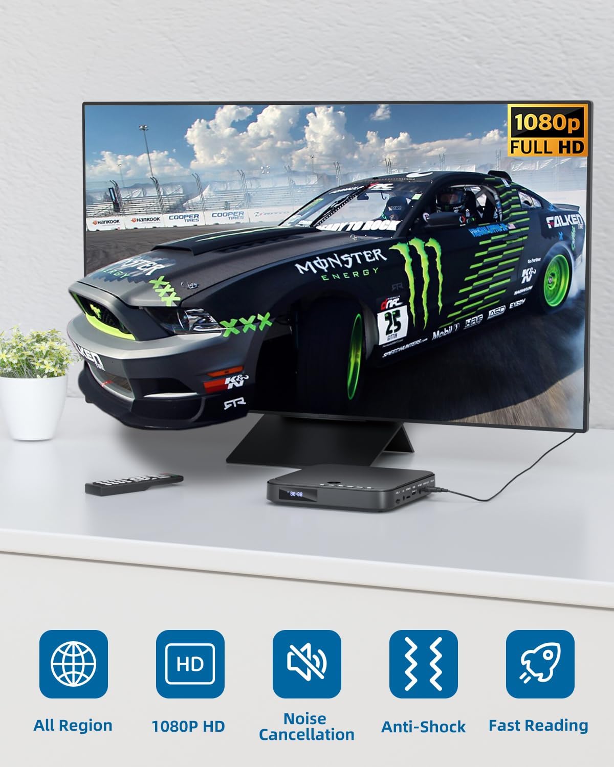 Mini Lettore DVD per TV con Unità di Alta Qualità - immagine 2