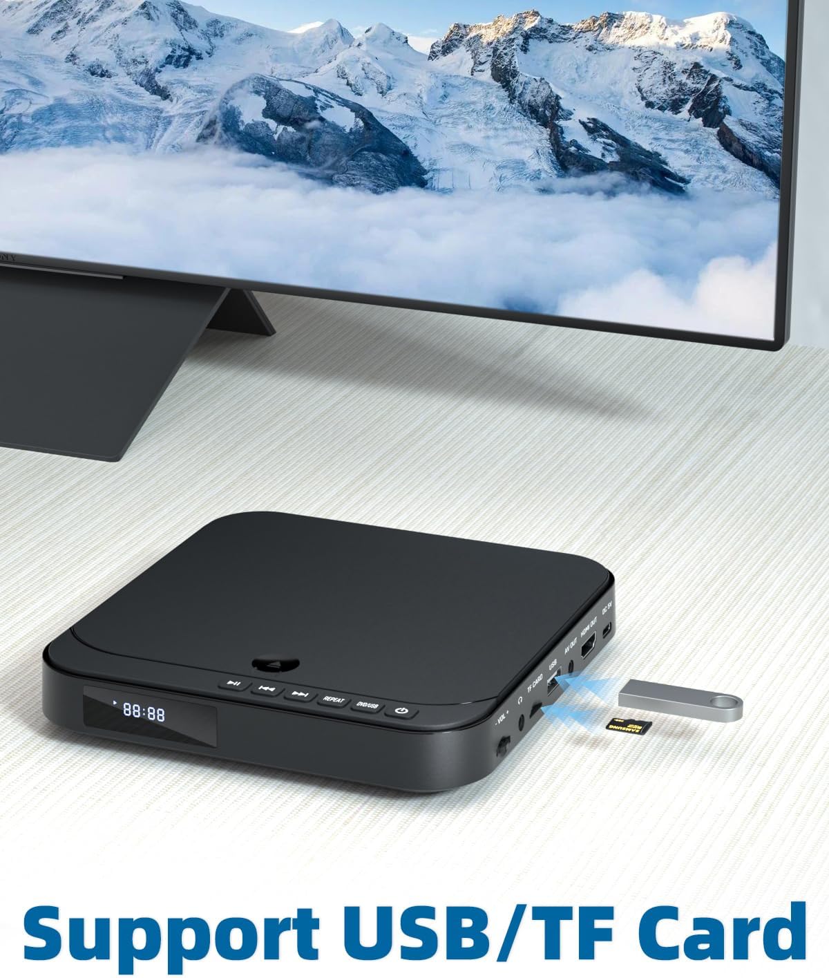 Mini Lettore DVD per TV con Unità di Alta Qualità - immagine 6