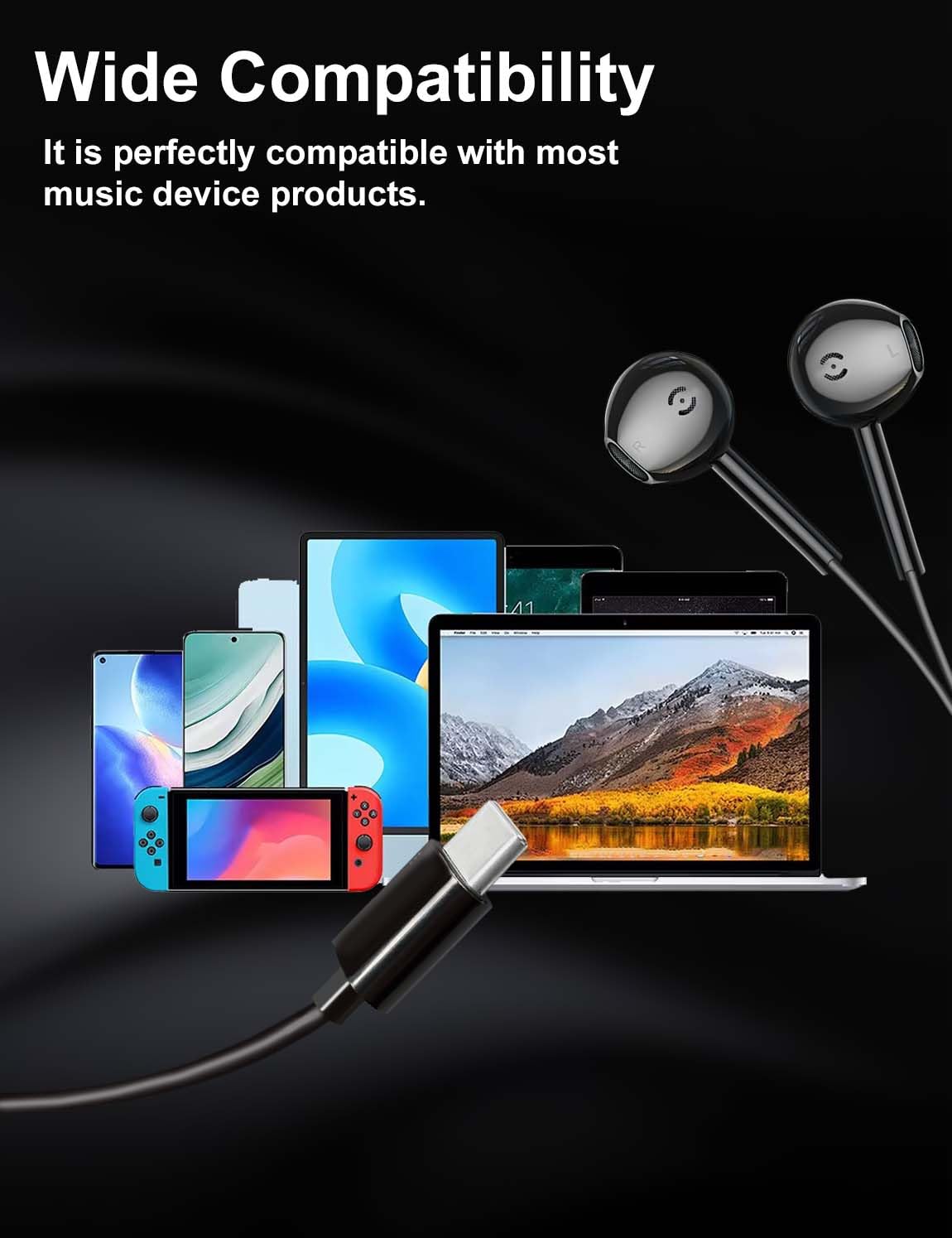 Mas Carney Cuffie USB C TH9 con Microfono - immagine 4