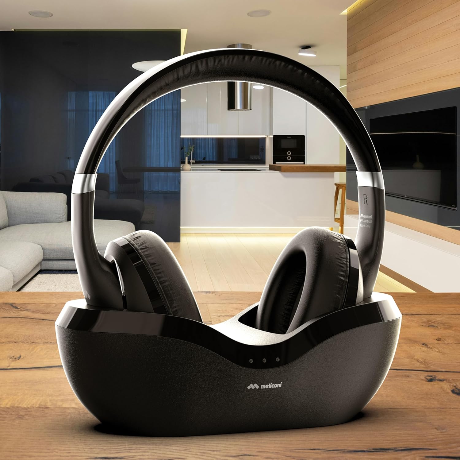 Meliconi Flash Base - Cuffie Bluetooth 5.3 Wireless TV - immagine 3