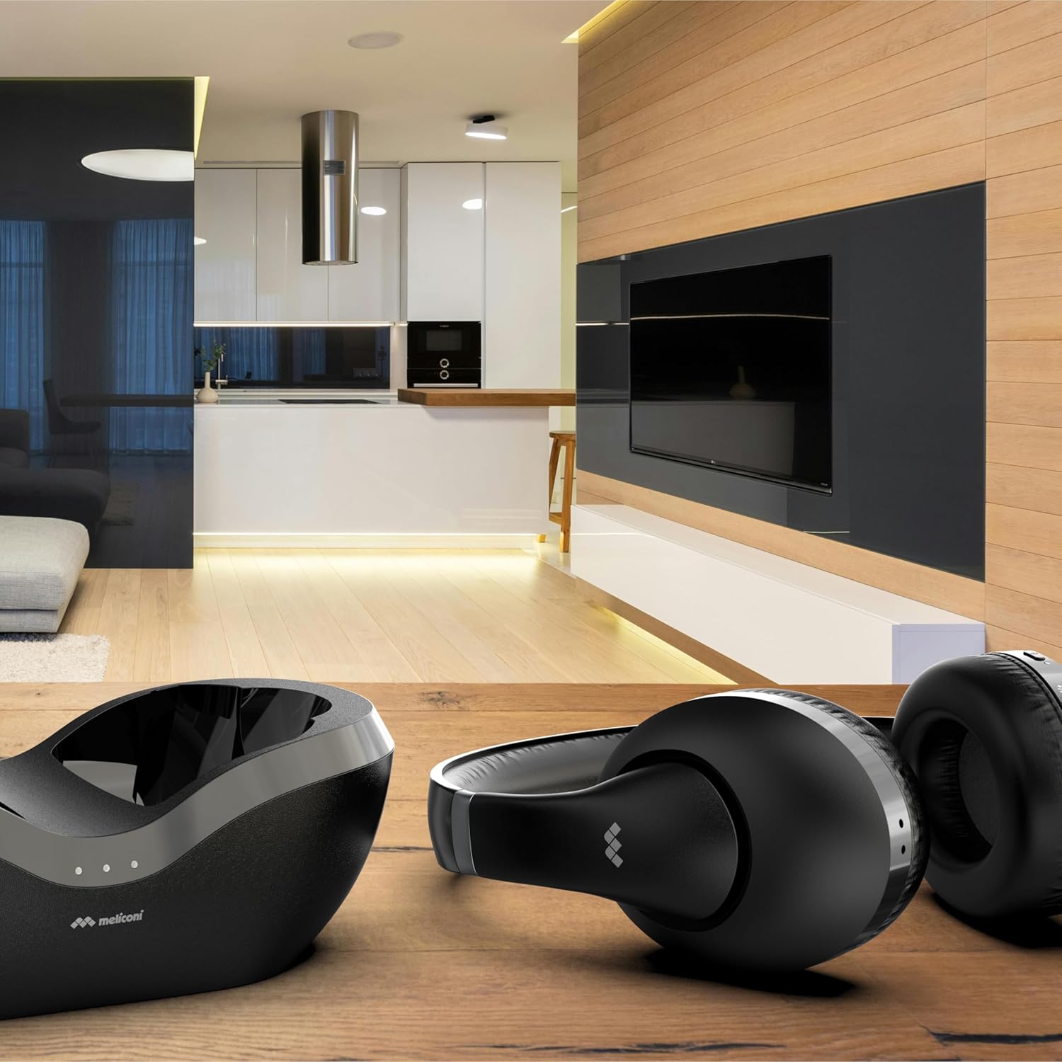 Meliconi Flash Base - Cuffie Bluetooth 5.3 Wireless TV - immagine 4