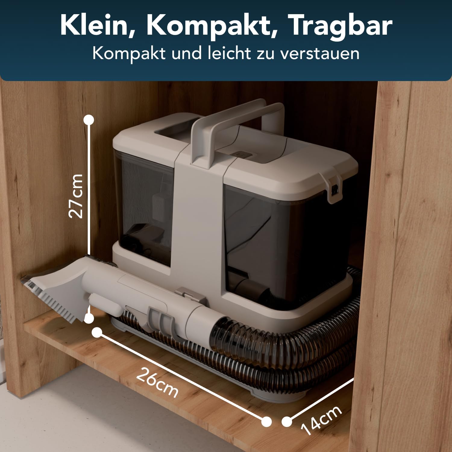 Media Evolution Aspirapolvere Compatto per Tappeti - immagine 3