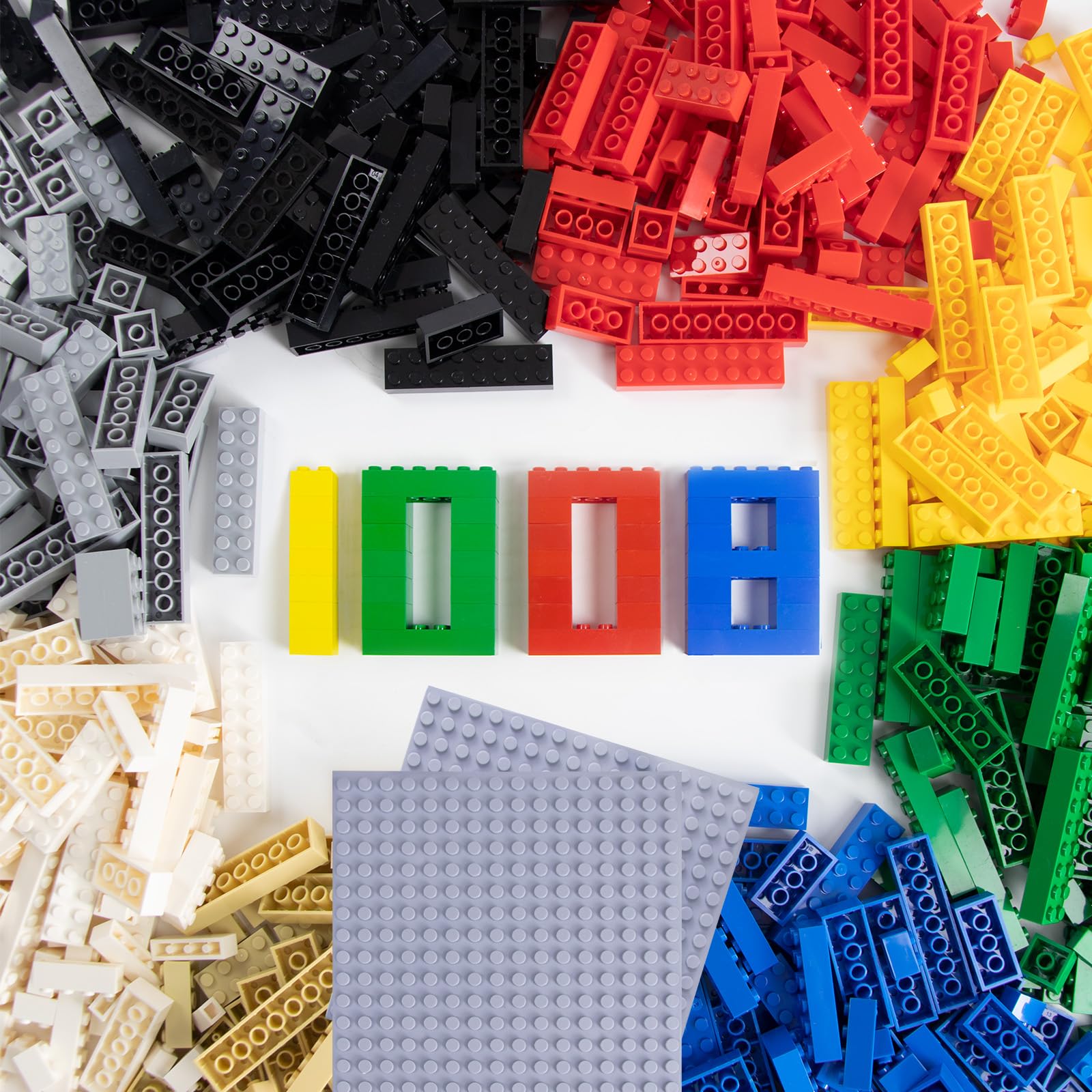 1008 Mattoncini Classici da Costruzione Misti