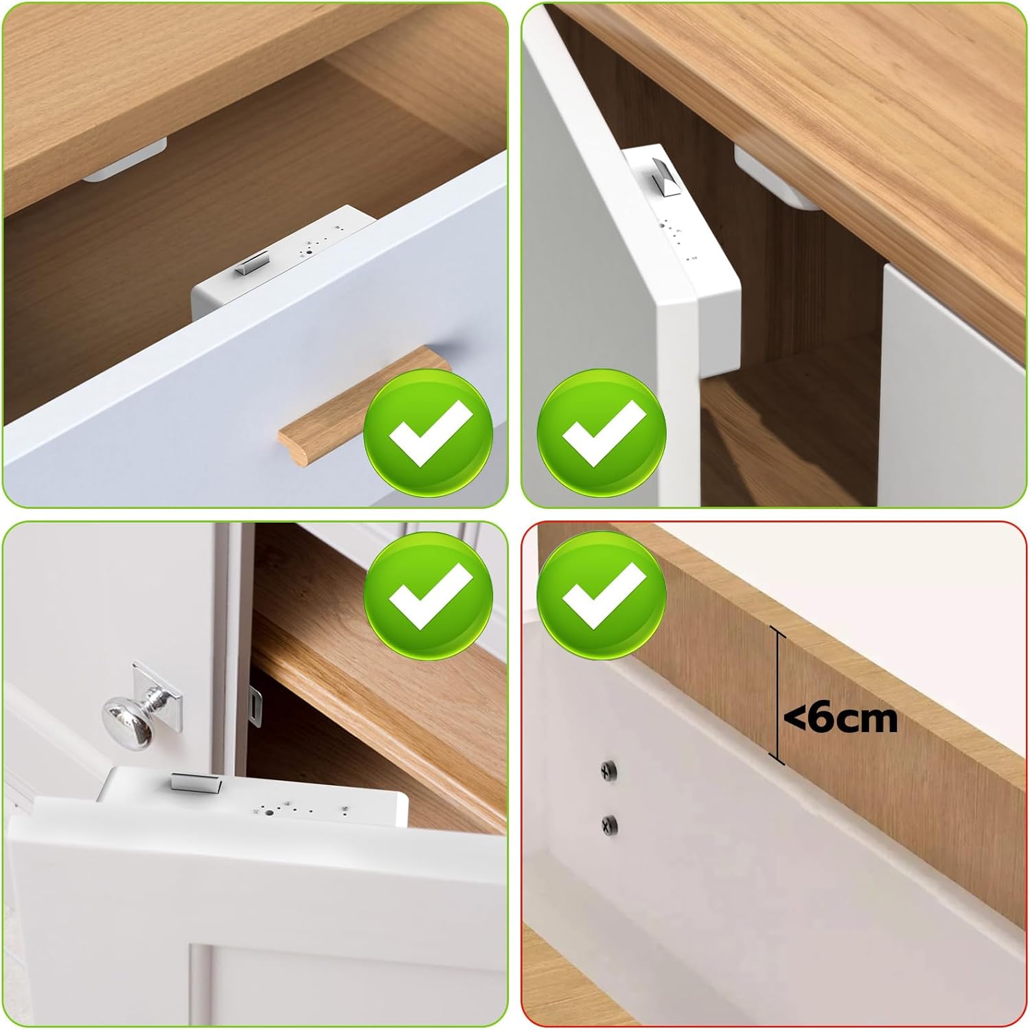 Elinksmart Serratura per Armadio RFID NFC Sottile - immagine 8