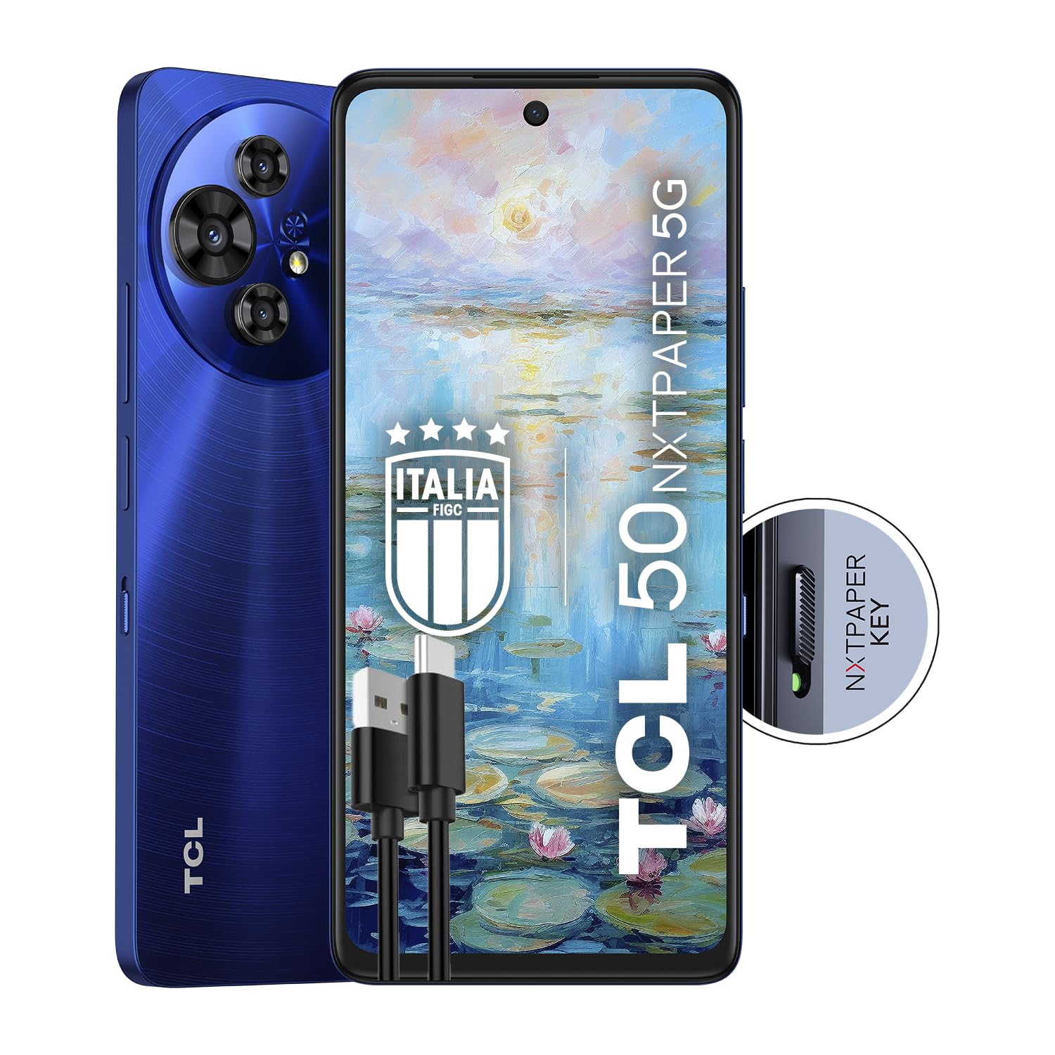 Tcl 50 NXTPAPER 5G - Smartphone Android 14, Blue