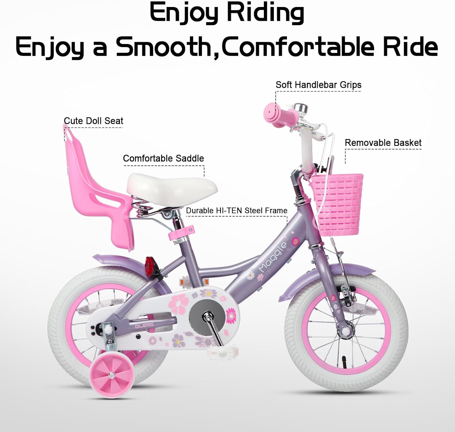 Glerc Bicicletta per Bambine 40,6 cm - immagine 6