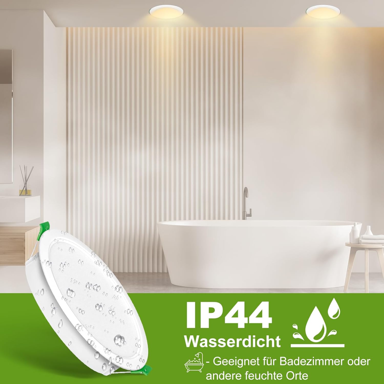 Jaenmsa Faretti Led da Incasso 12W 3000K (Set 12) - immagine 5