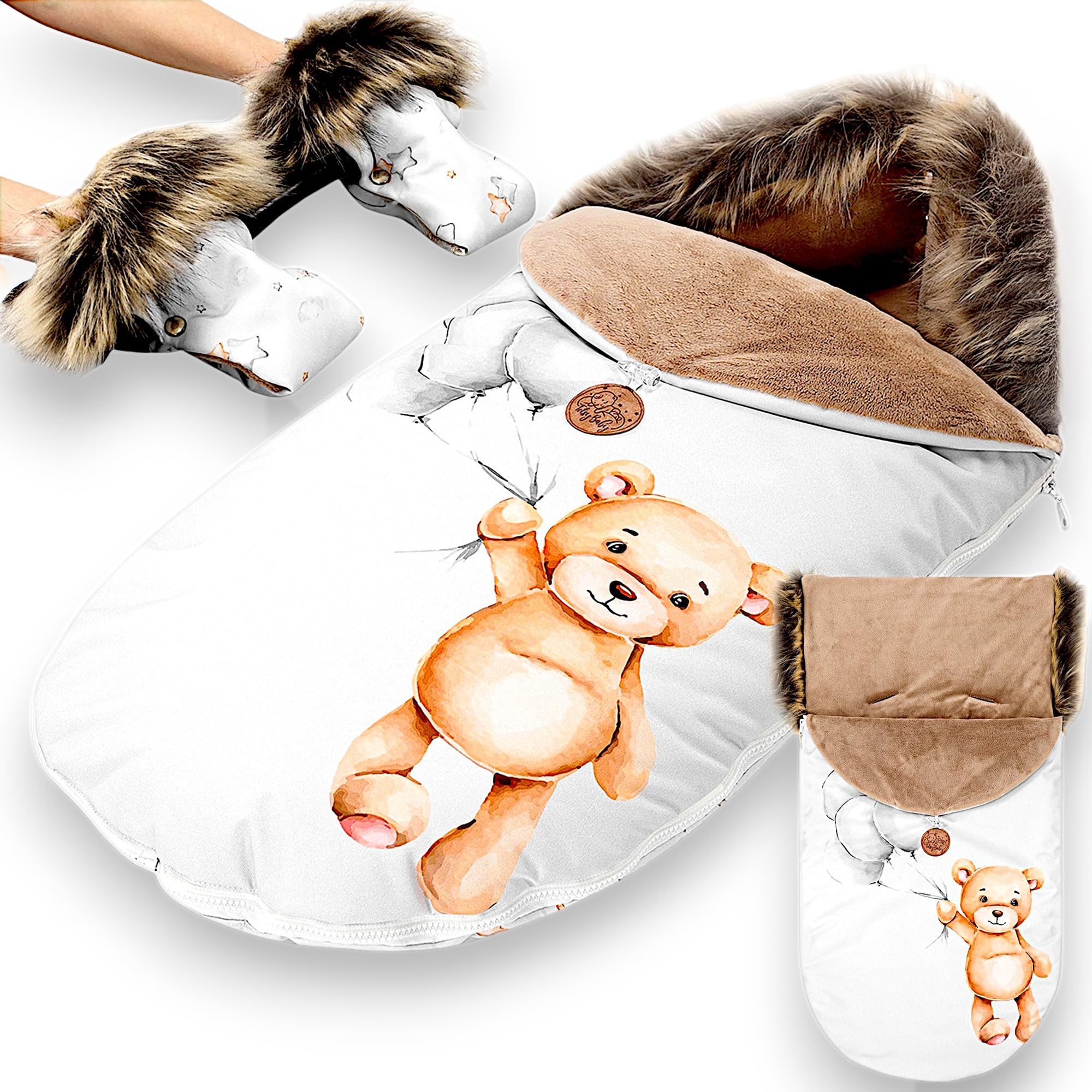 Passeggino Footmuff Inverno Premium Set 90x45 cm