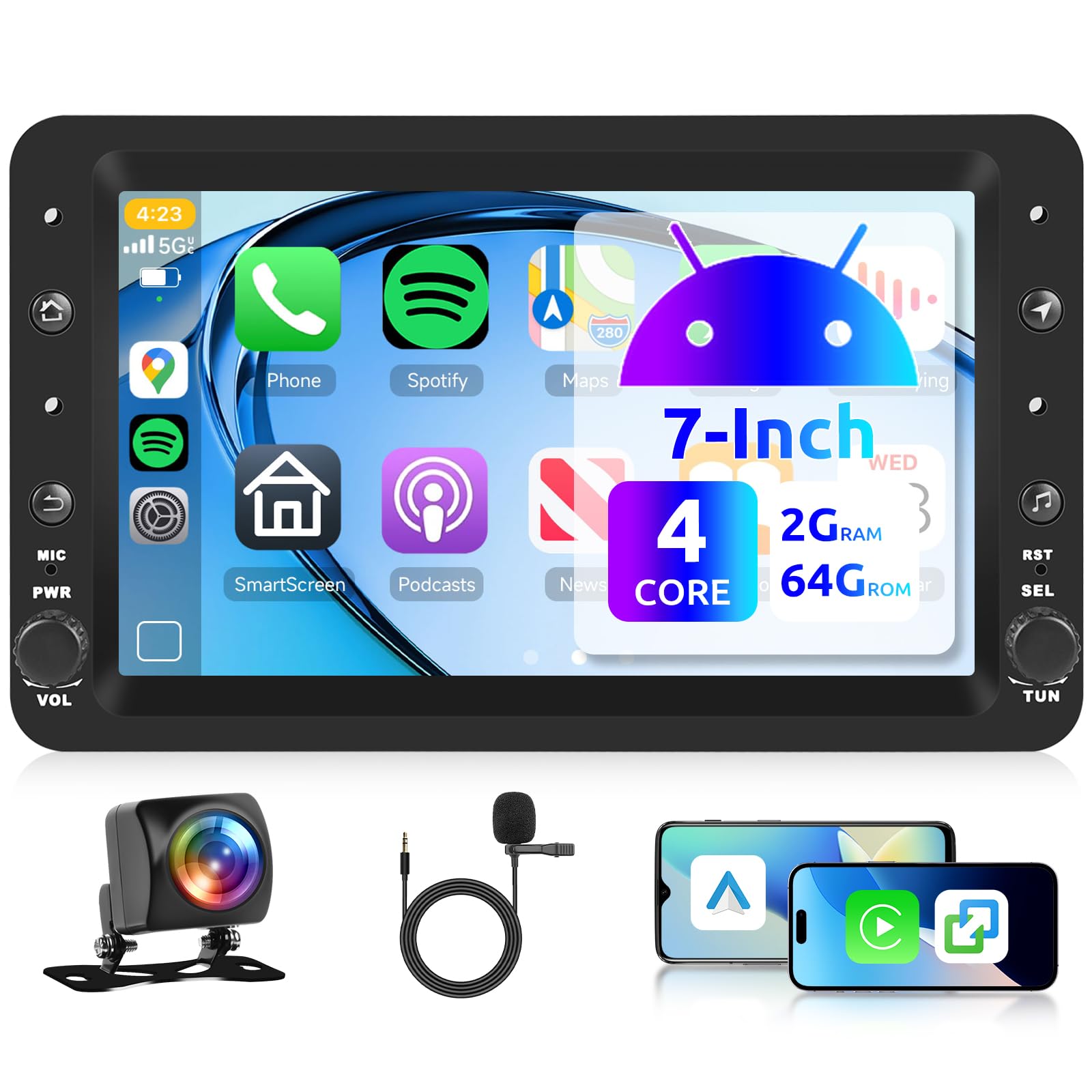 Autoradio Android 2G+64G per Alfa Romeo 159 2004-2011 7''