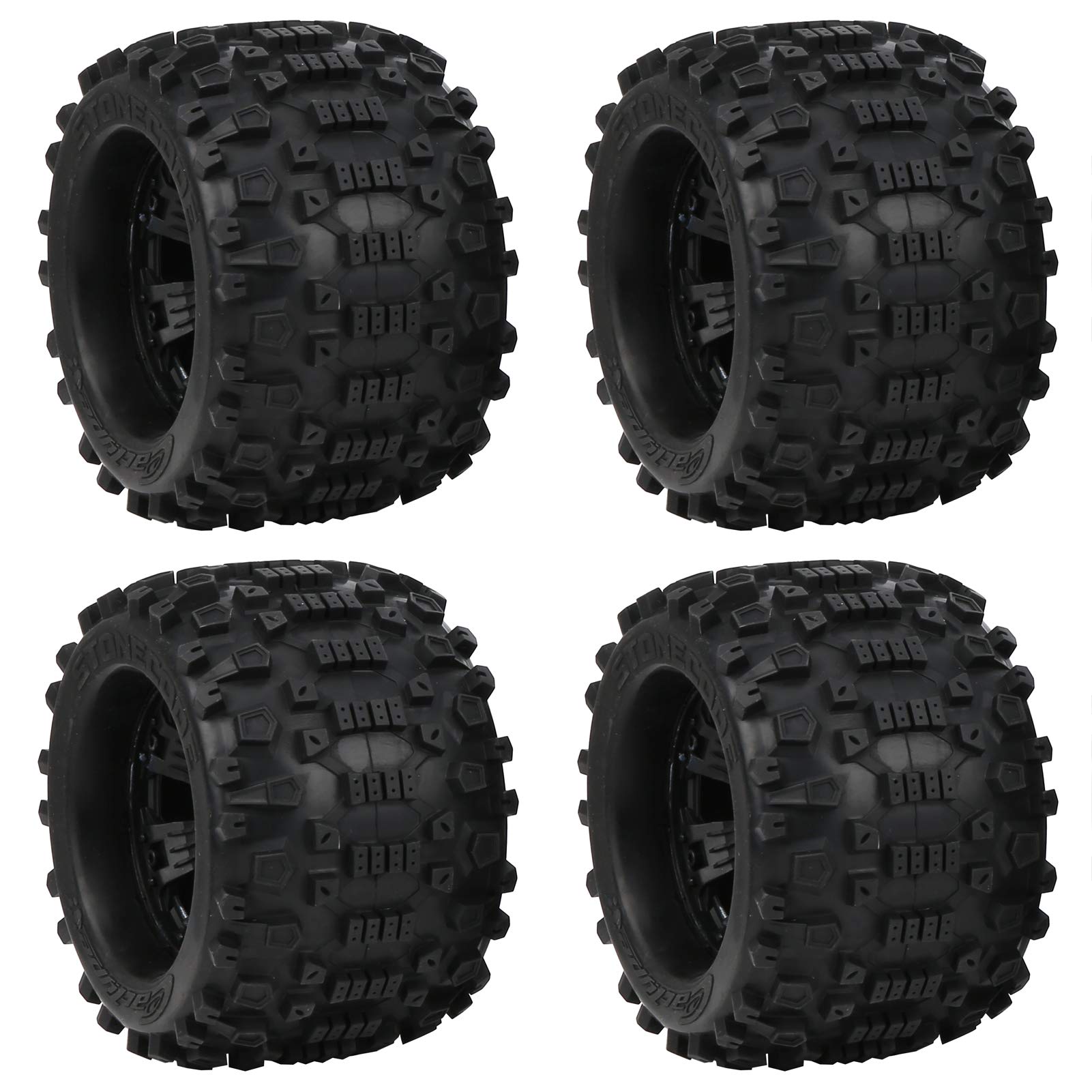 Okuyonic Pneumatici per Ruote Auto RC 1/8