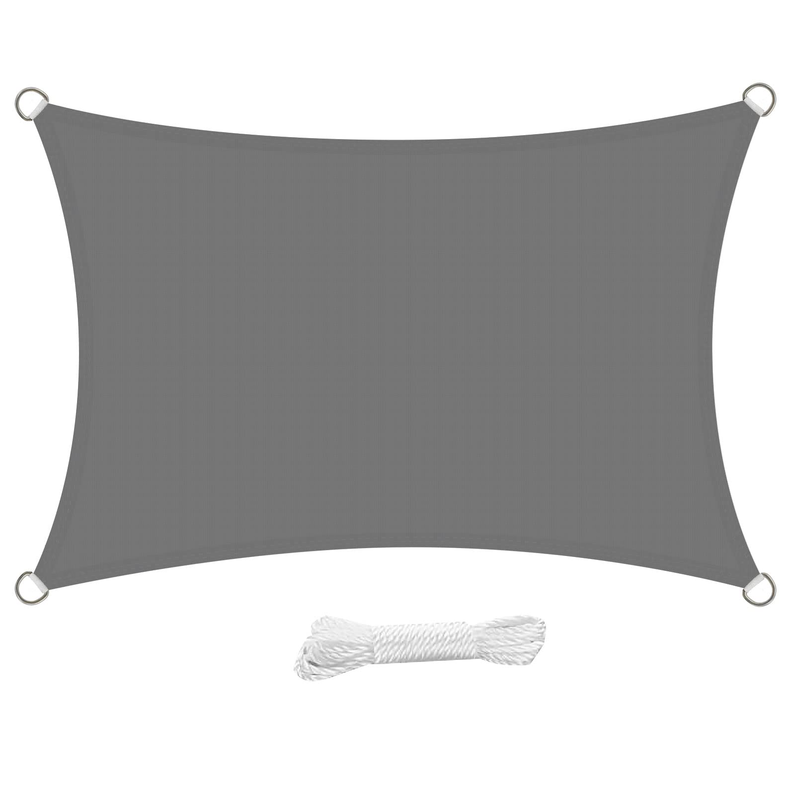 Swift Vela Ombreggiante Impermeabile Rettangolare 4x5m, Grigio