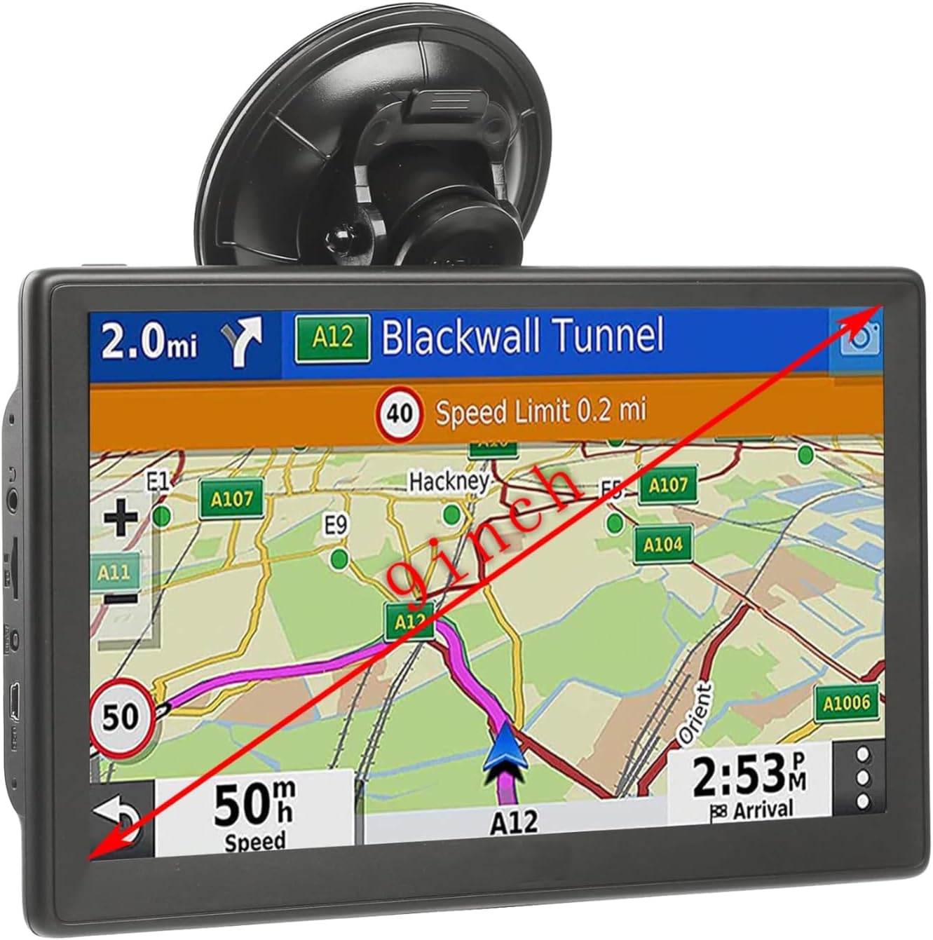 Newfun Navigatore GPS 9 Pollici per Camion e Auto - immagine 1