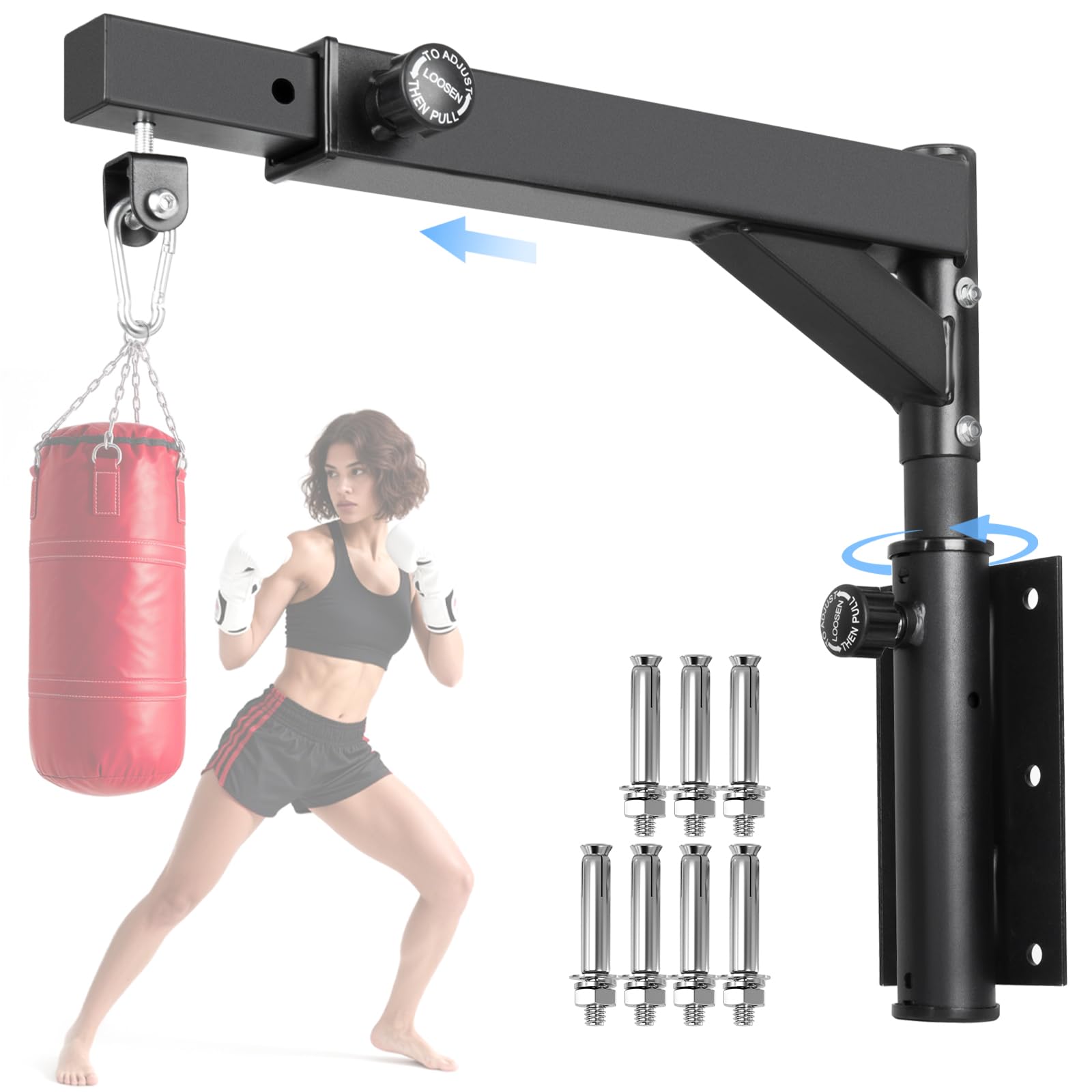 Supporto Parete Sacco Sabbia Girevole 360°