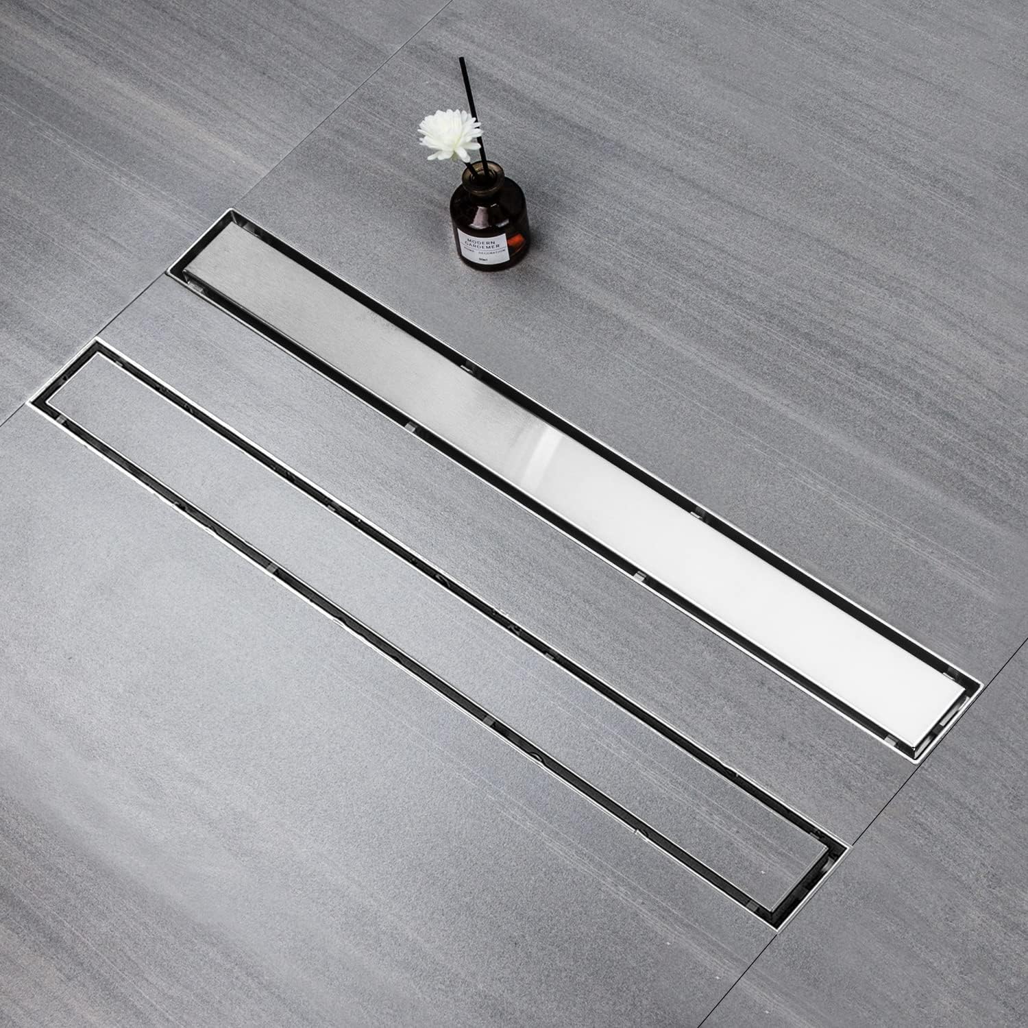 Sunrik Scarico Doccia a Pavimento 2 in 1 da 90 cm - immagine 6