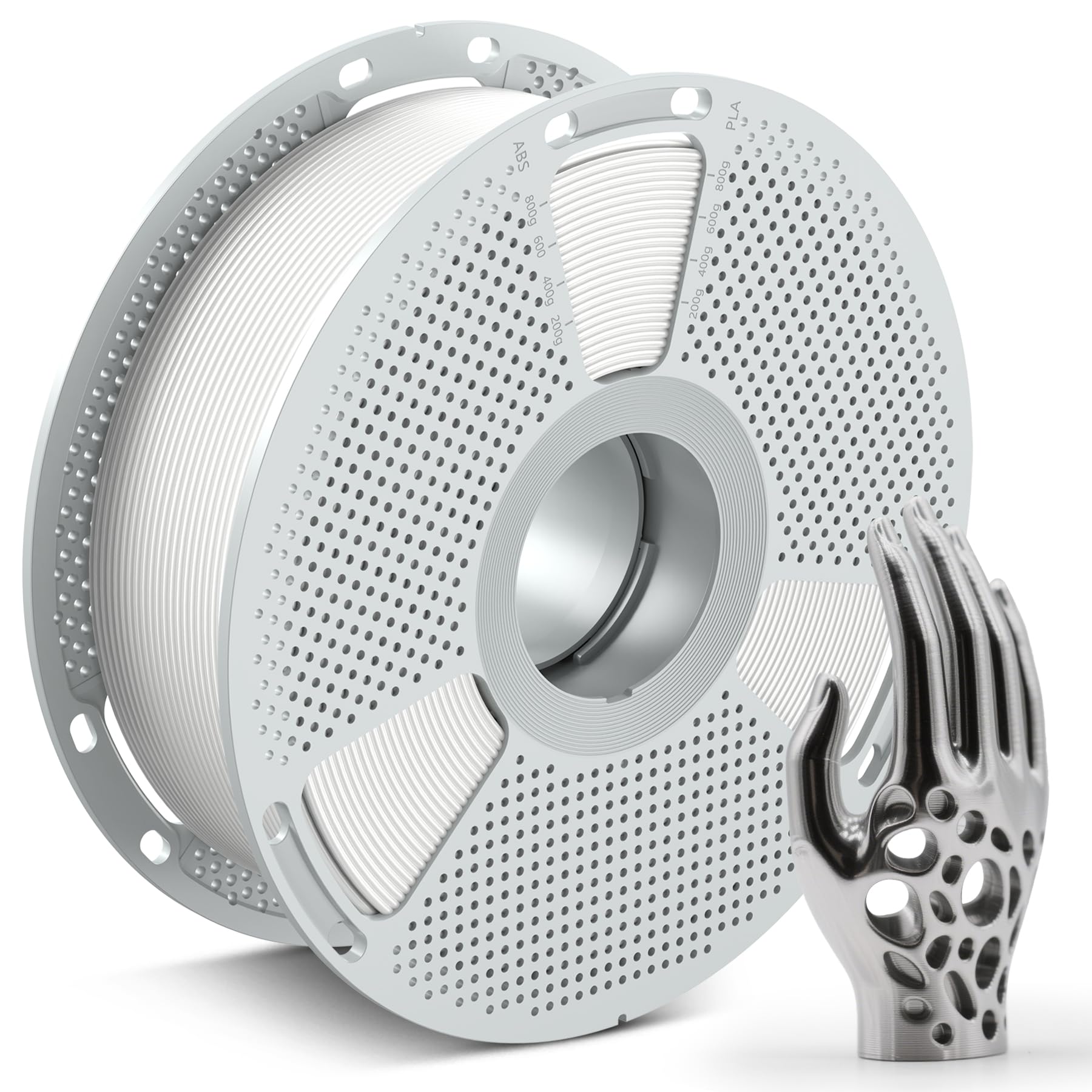 Sunlu PC-ABS Filamento 3D 1,75mm 1KG, Bianco