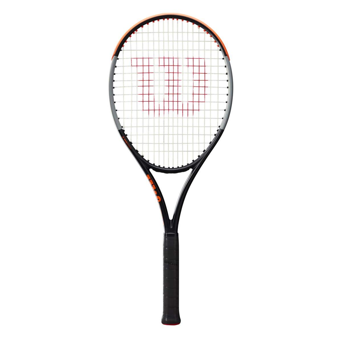 Wilson Burn 100 Racchetta da adulto, unisex, nero/arancione (Multicolore), 0