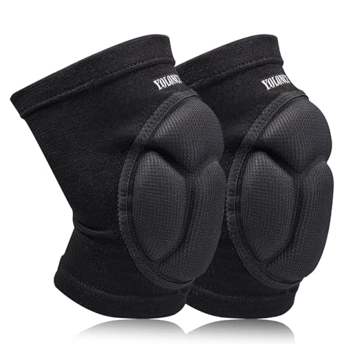 Ginocchiere di Protezione Spugna Spessa, Nero, L