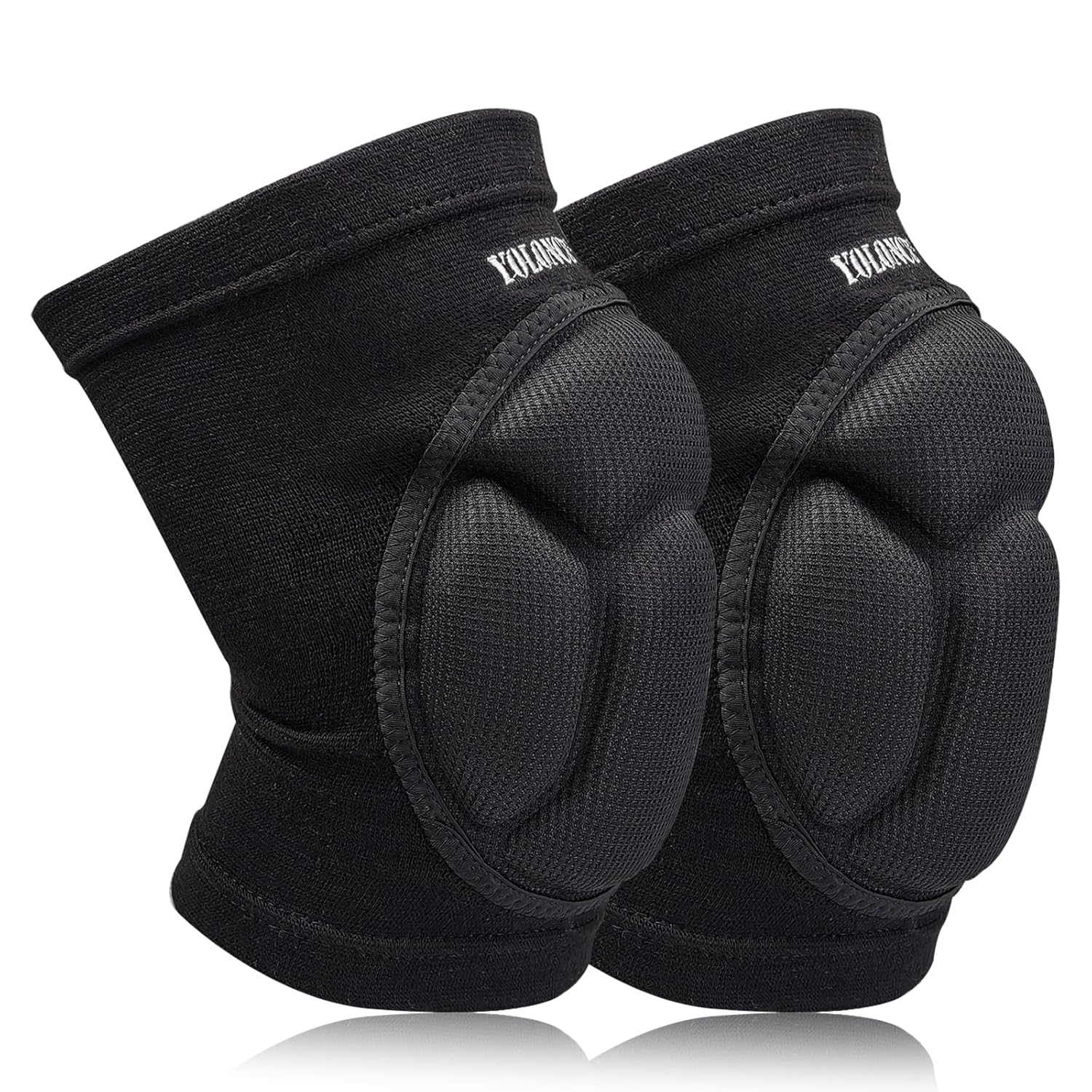 Ginocchiere di Protezione Spugna Spessa, Nero, L - immagine 1