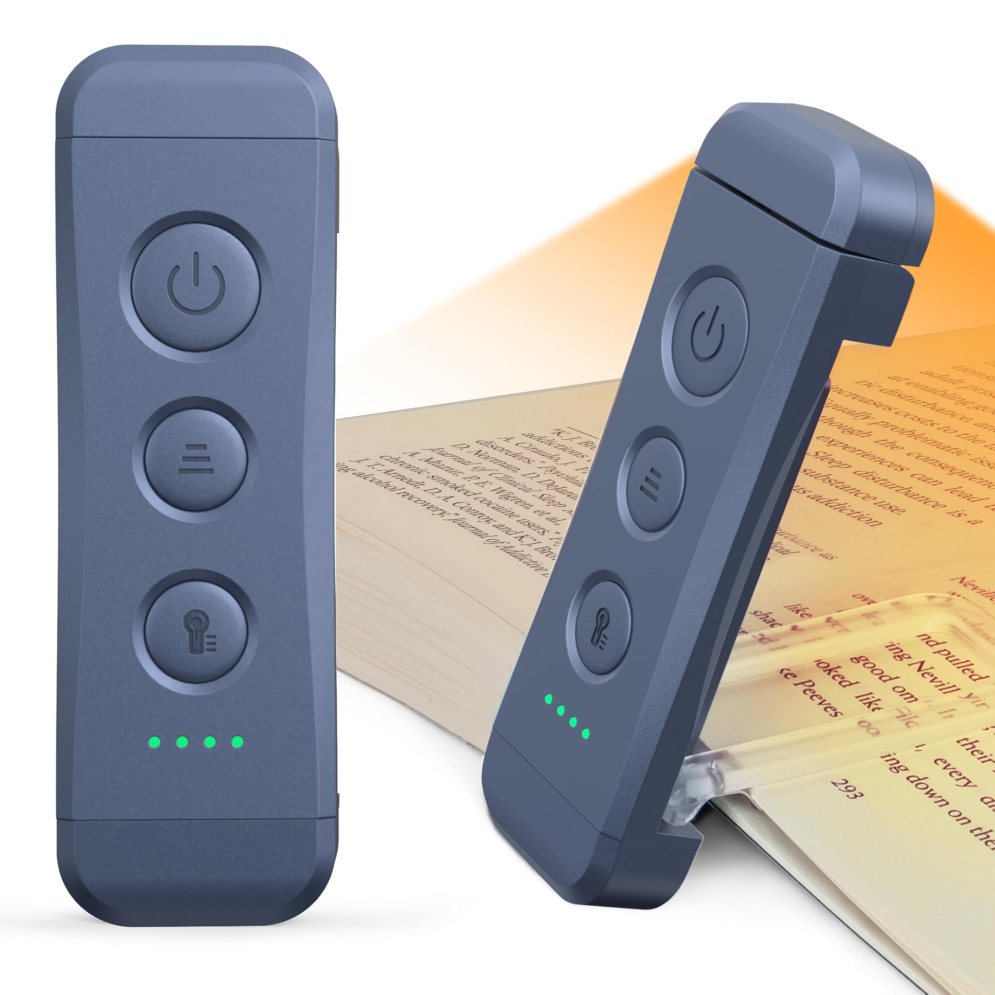 Glocusent Luce per Libri LED Ricaricabile USB