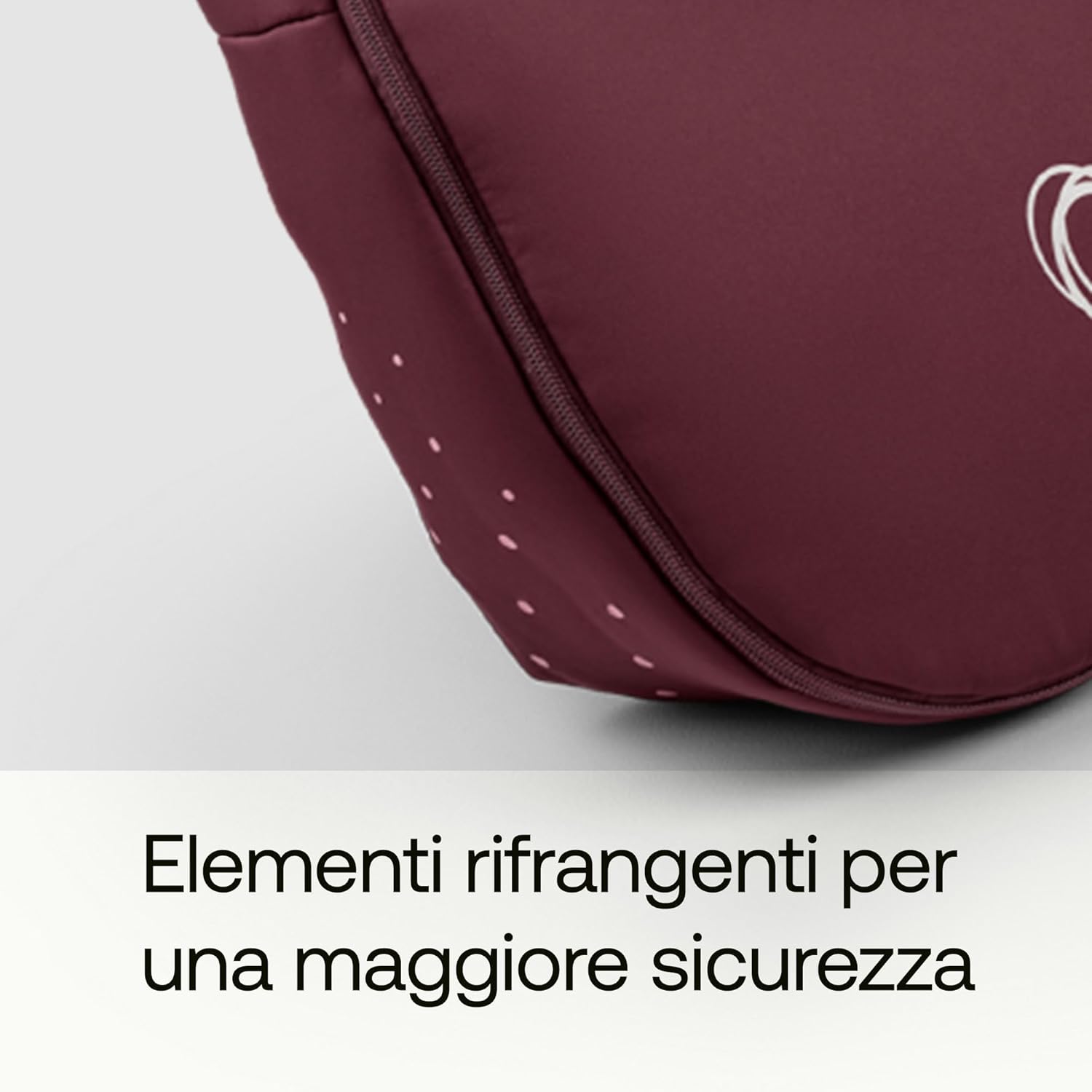 Bugaboo Sacco a Pelo Passeggino Impermeabile, Dark Cherry - immagine 6