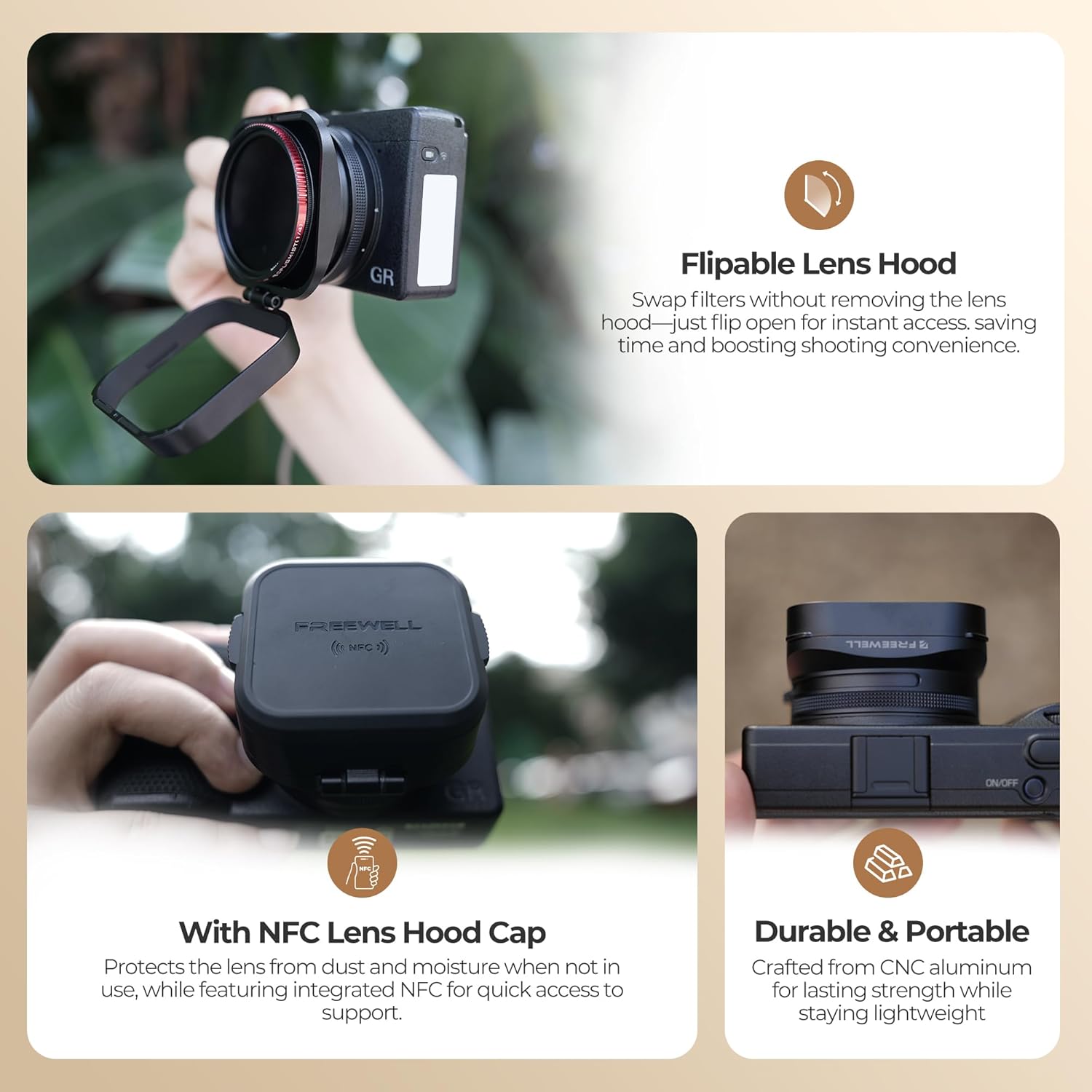 Freewell Paraluce per Ricoh GRIIIX GR3X - immagine 4