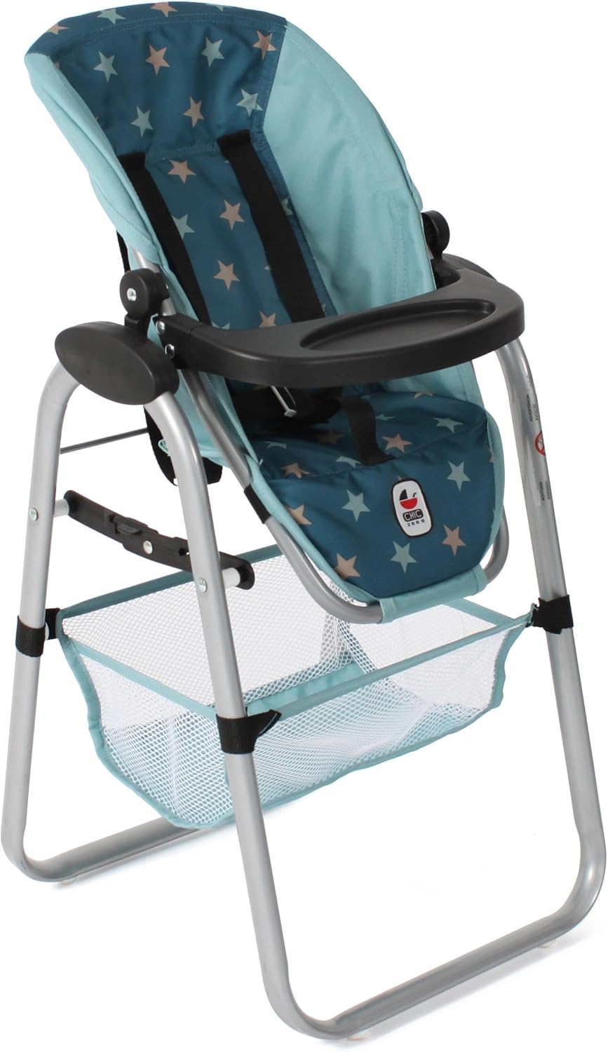 Bayer Chic 2000® Seggiolone per Bambole - Stelle Turchesi - immagine 1