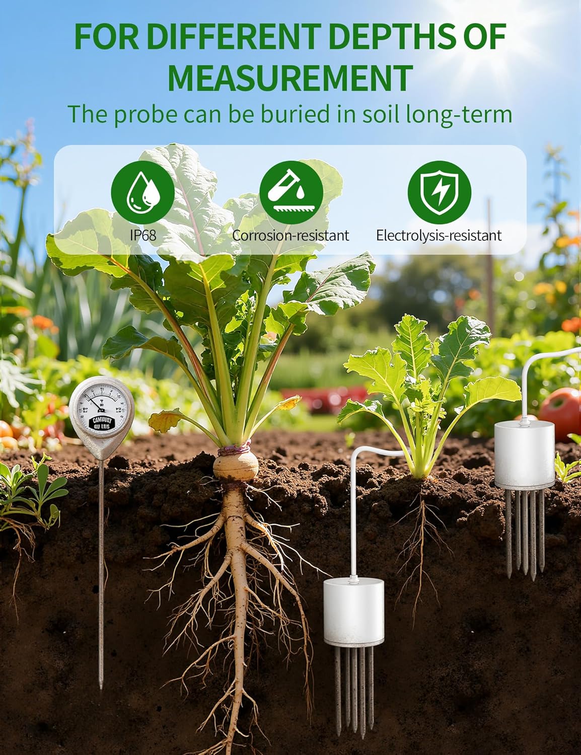 EXTSUD 7 in 1 Misuratore PH Terreno e Acqua - immagine 4