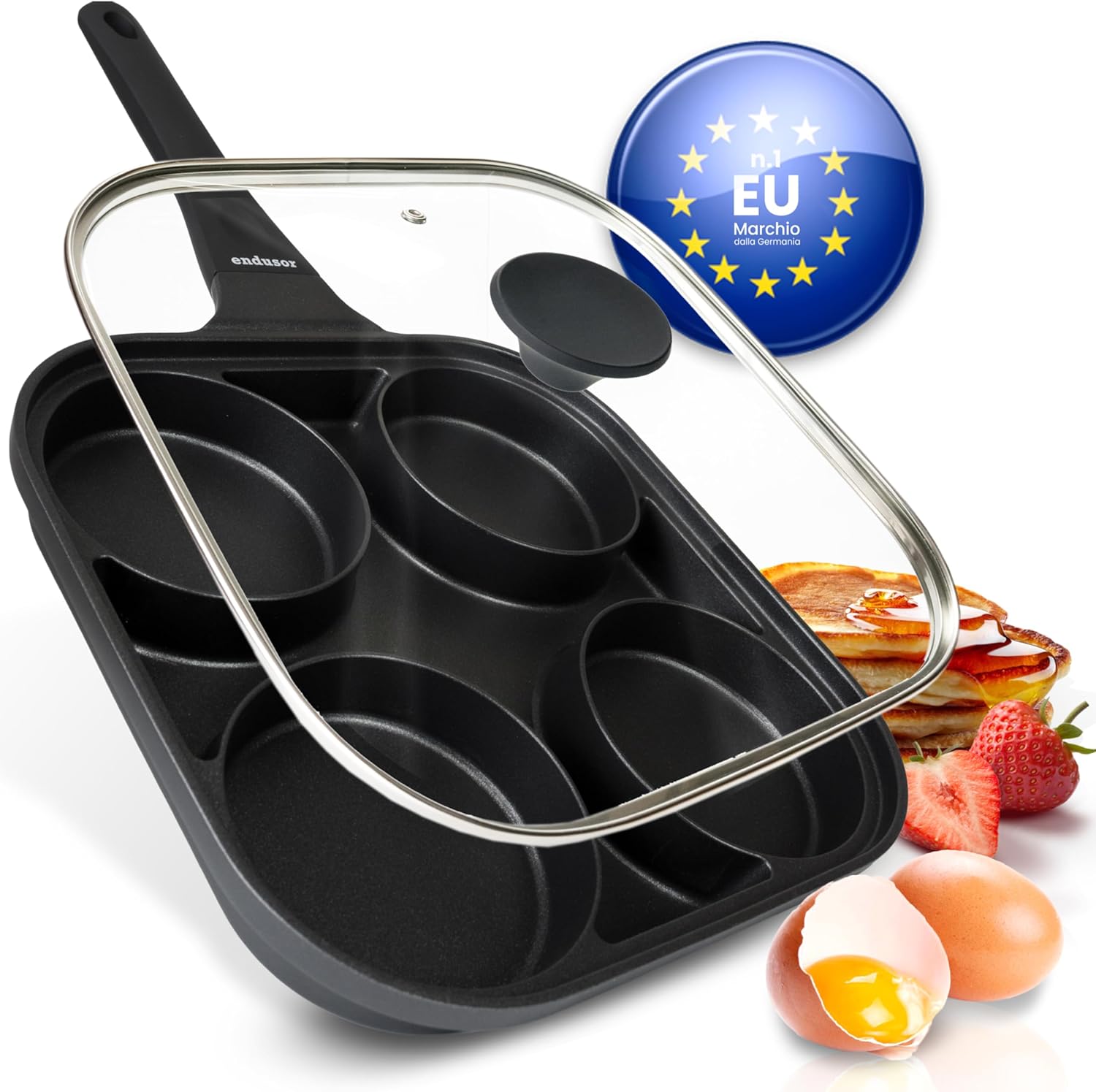 Padella Pancake e Uova Fritte Antiaderente 27 cm