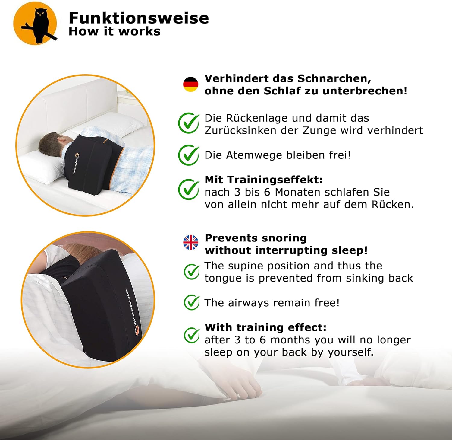 Nachtwaechter Giubbotto Antirussare Regolabile - immagine 3