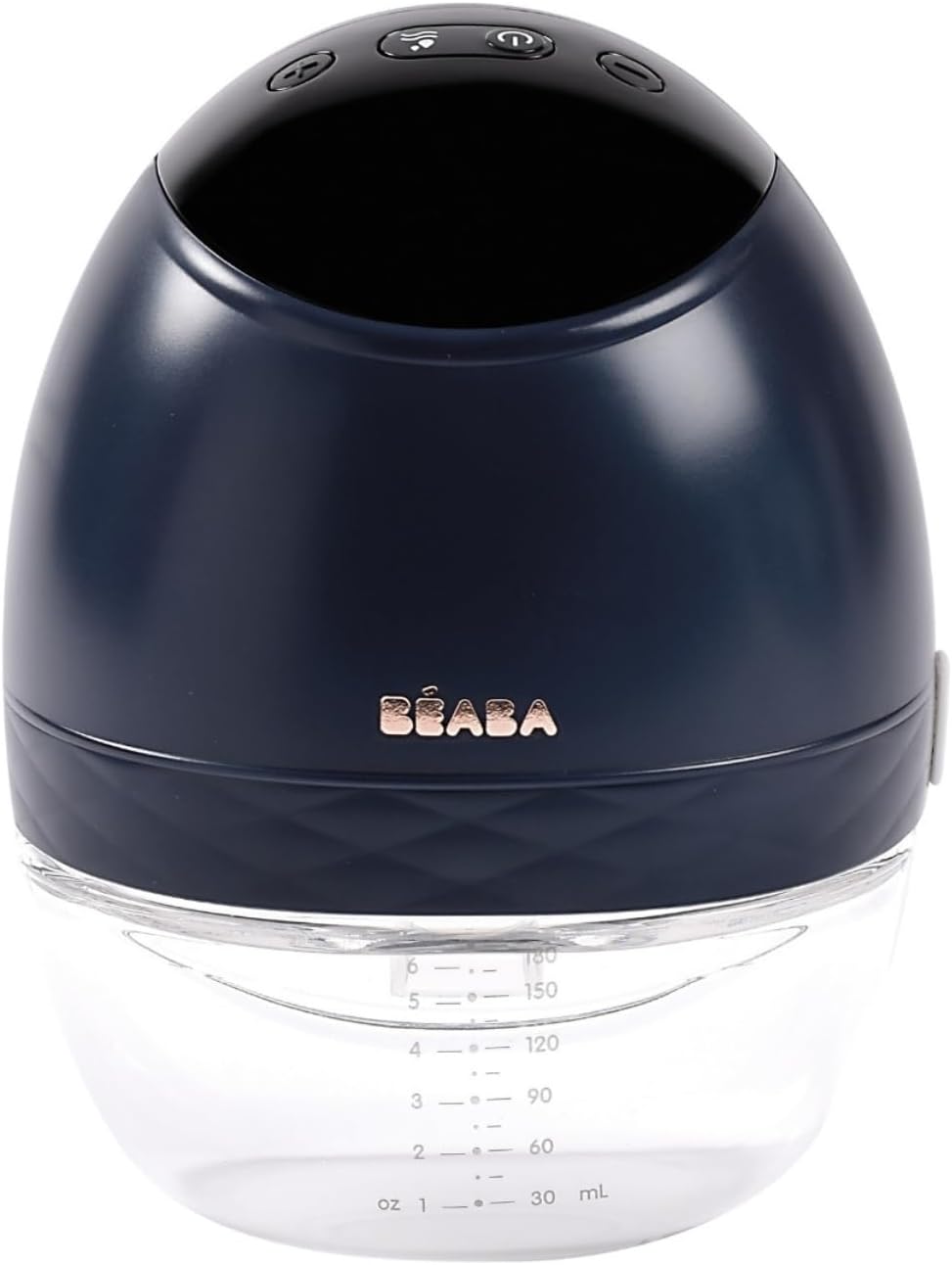 Béaba Tiralatte Elettrico a Mani Libere 180ml, Blu Notte - immagine 1