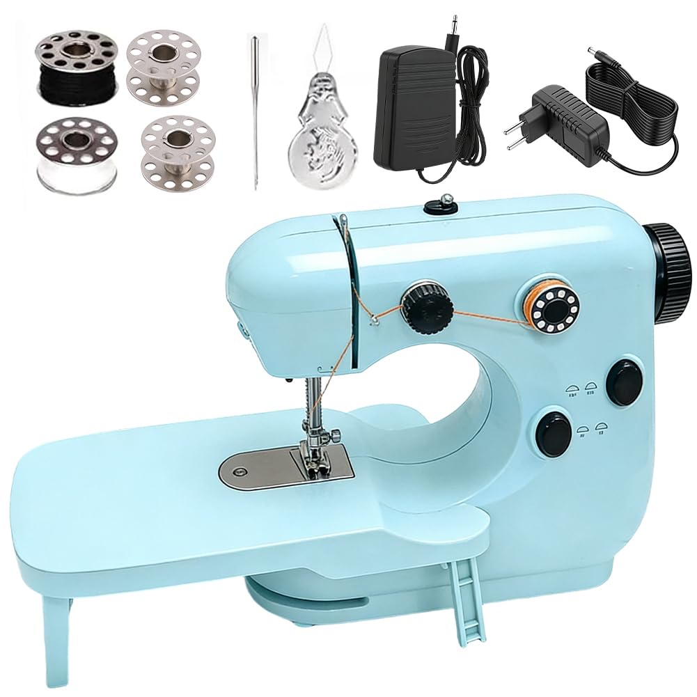 Mini Macchina da Cucire Portatile per Principianti e Bambini