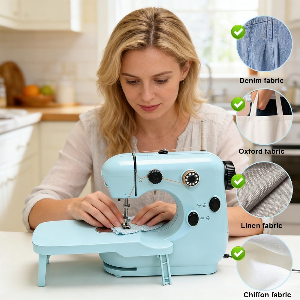 Mini Macchina da Cucire Portatile per Principianti e Bambini - immagine 5