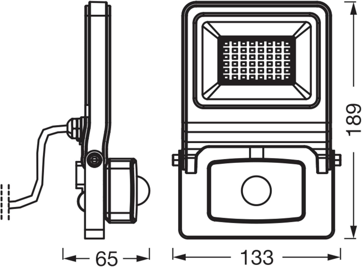Osram Faretto LED ENDURA Flood 30W con Sensore - immagine 3