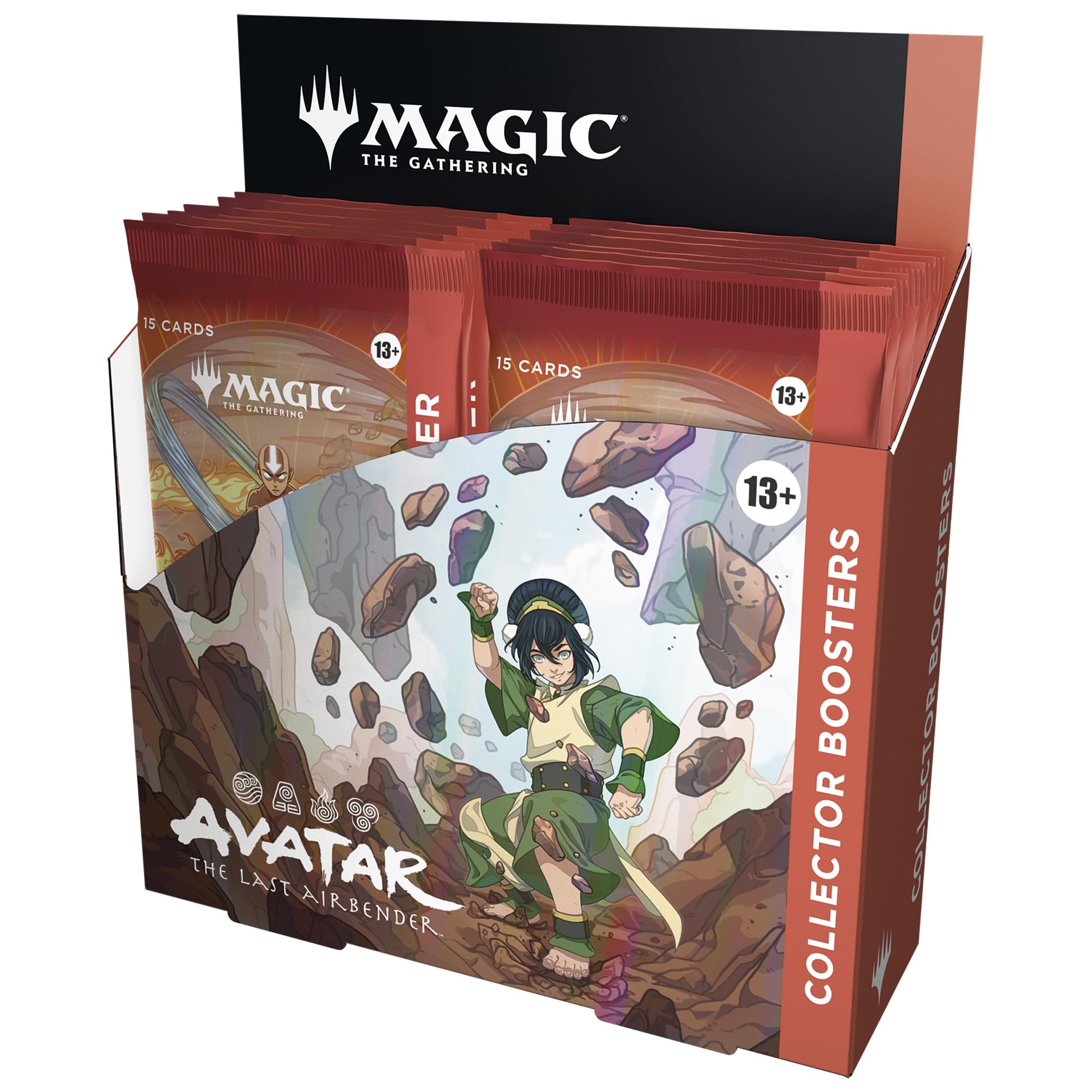 Confezione di Collector Booster di Magic: The Gathering | Avatar: La leggenda di Aang | Gioco di carte collezionabili per giocatori dai 13 anni in su (Versione Inglese)