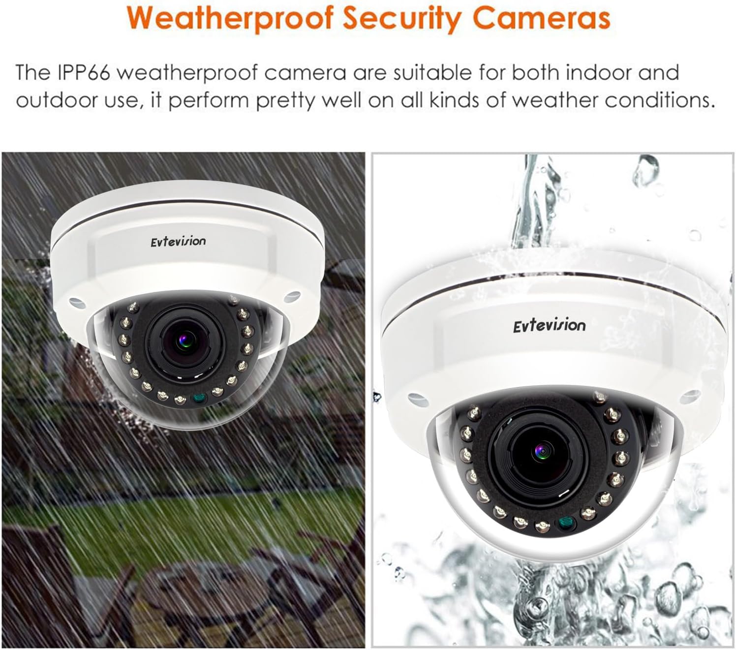 Evtevision Telecamera Esterna Cablata 1080P 2MP - immagine 7