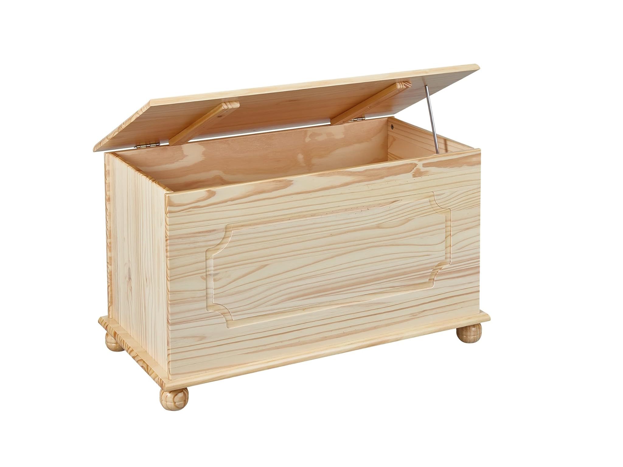 Inter Link Cassapanca Portaoggetti in Legno Massiccio