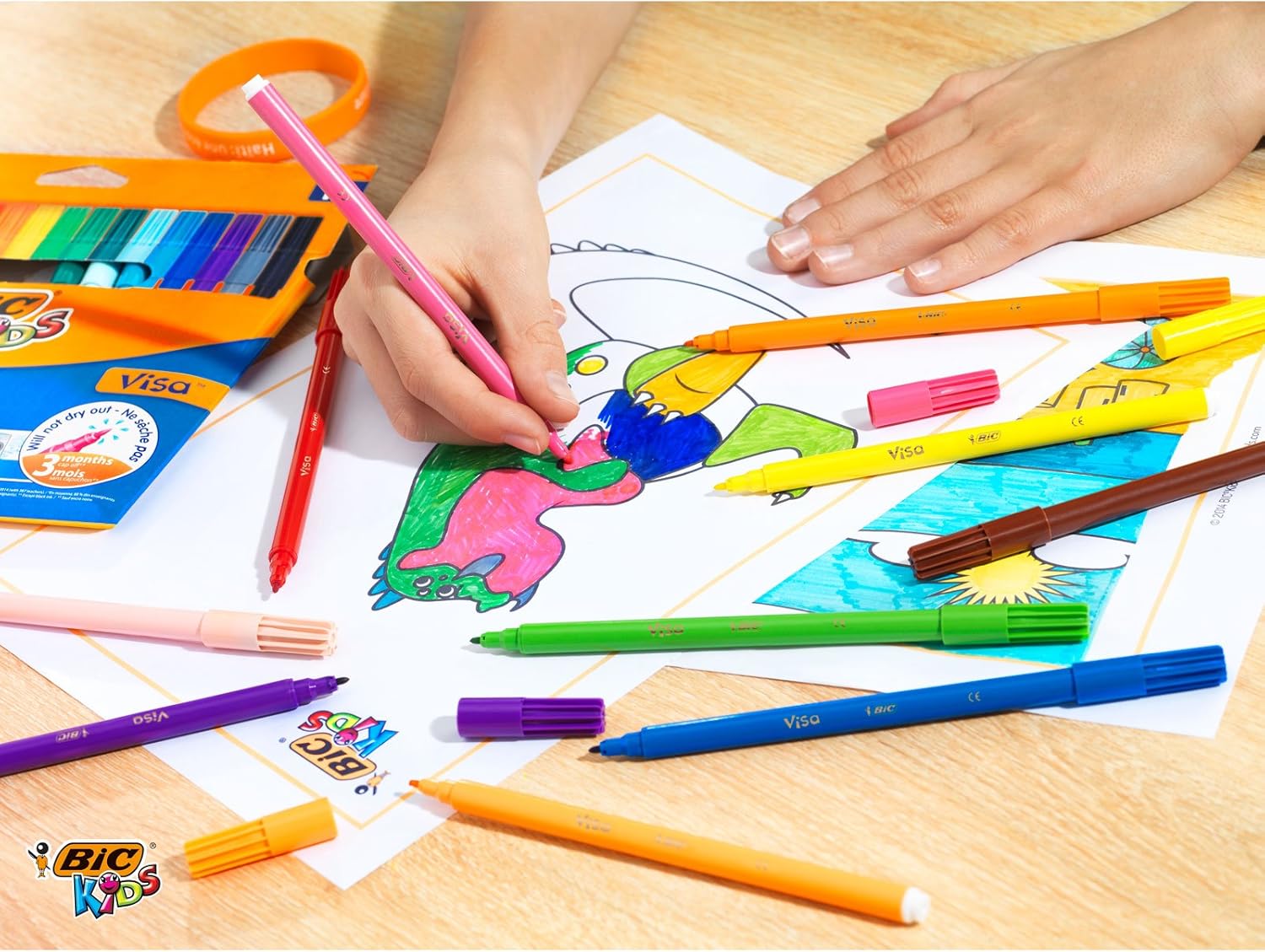 BIC Kids Visa Fine Multicolore 288pezzo(i) marcatore, 288 Pezzi - immagine 4