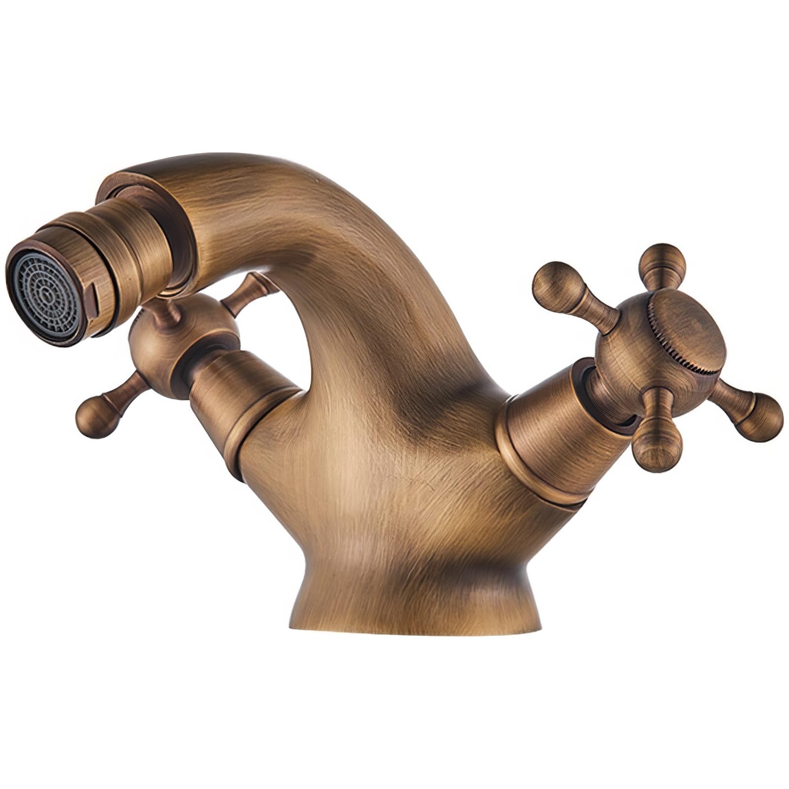 VALAZ Rubinetto bidet retrò dorato antico design vintage bimando seria Adaja