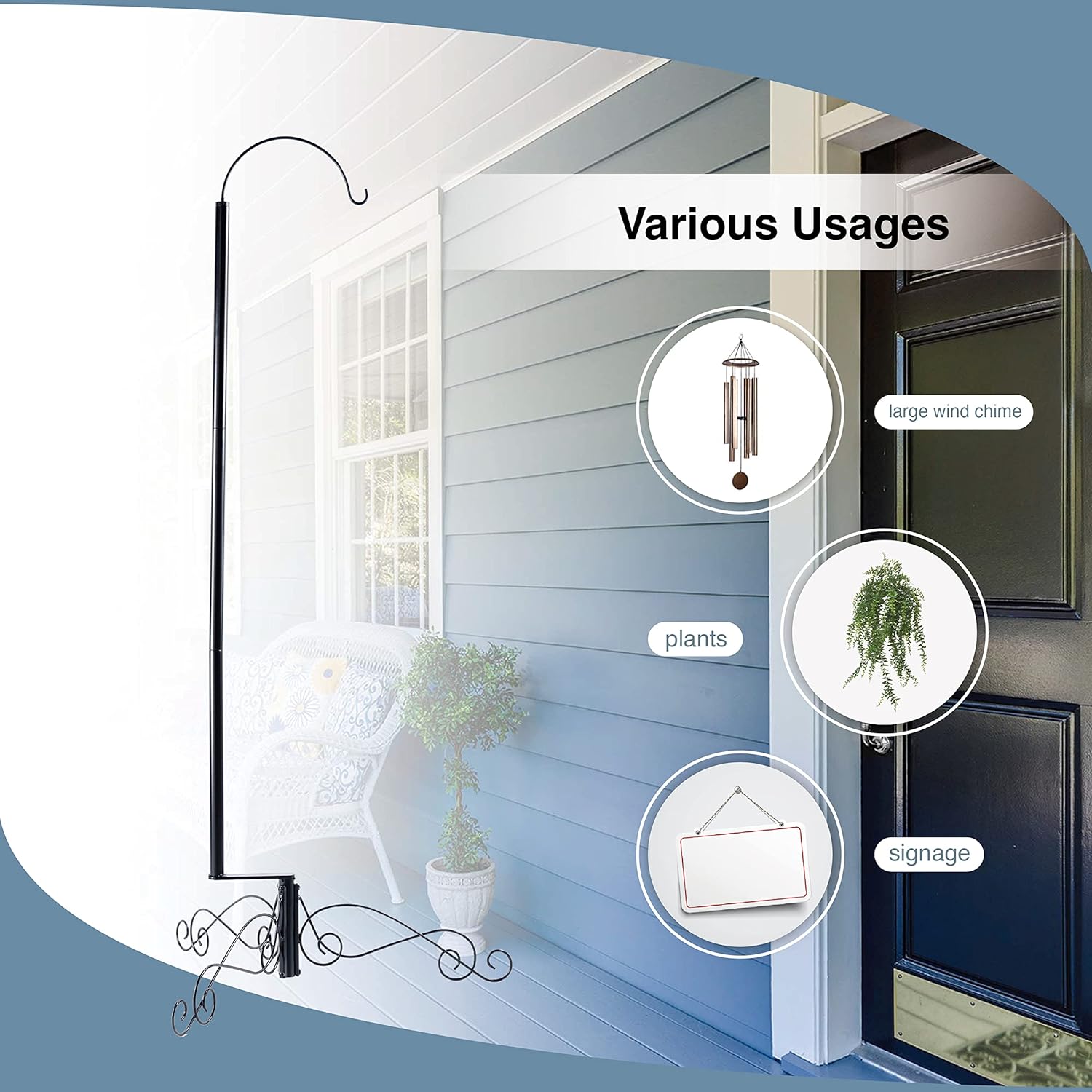 Hohiya Supporto Gancio da Pastore 150cm - immagine 4