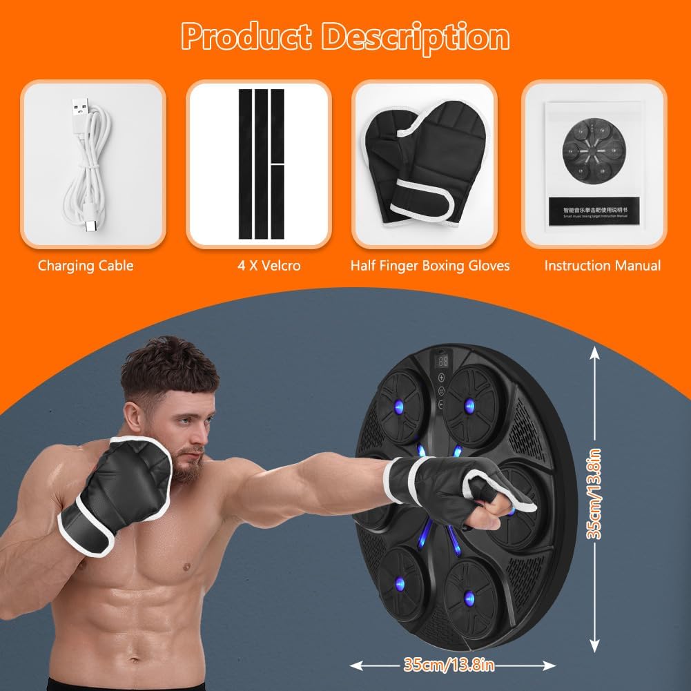 HOTUT Macchina da Boxe Musicale Intelligente con Bluetooth - immagine 2