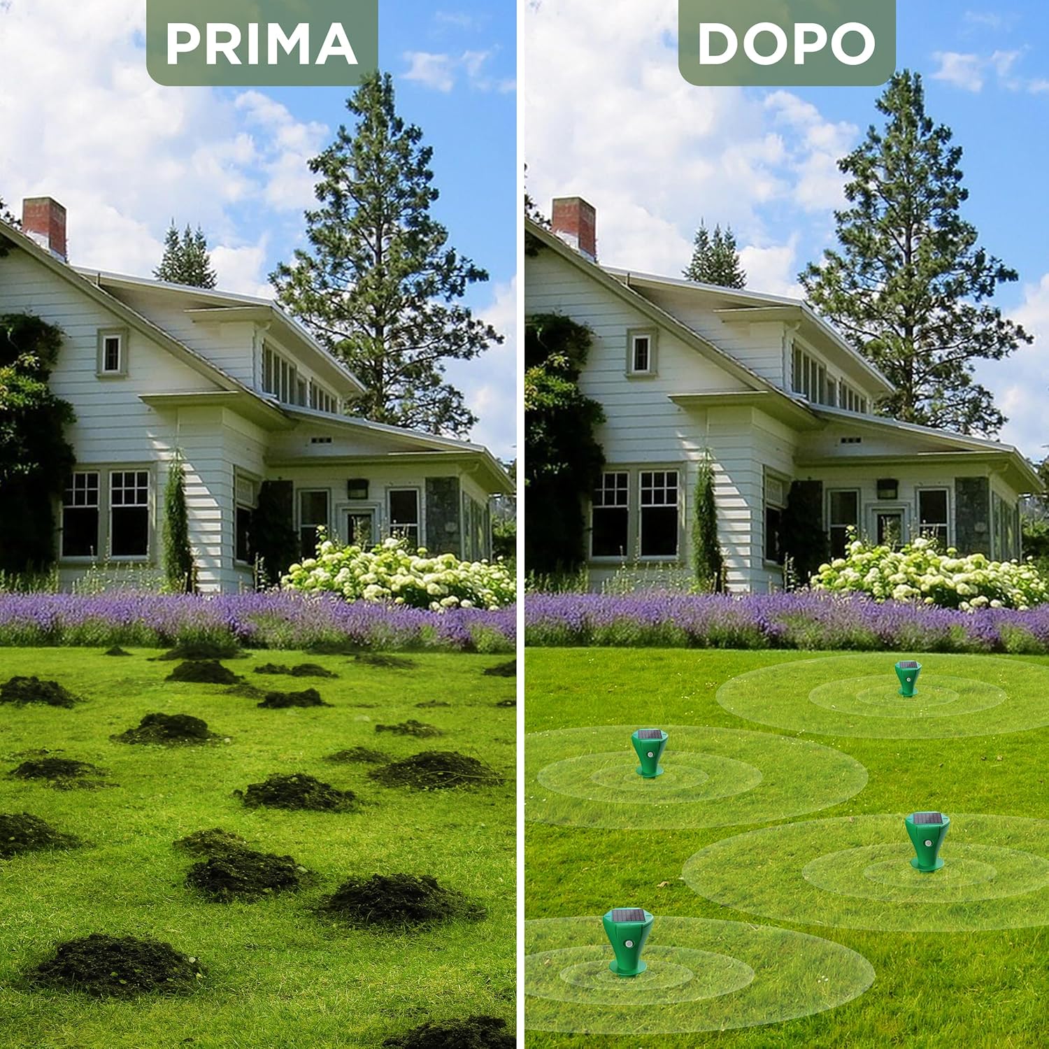 ISOTRONIC 8 Repellenti per Talpe Solari da Giardino - immagine 6