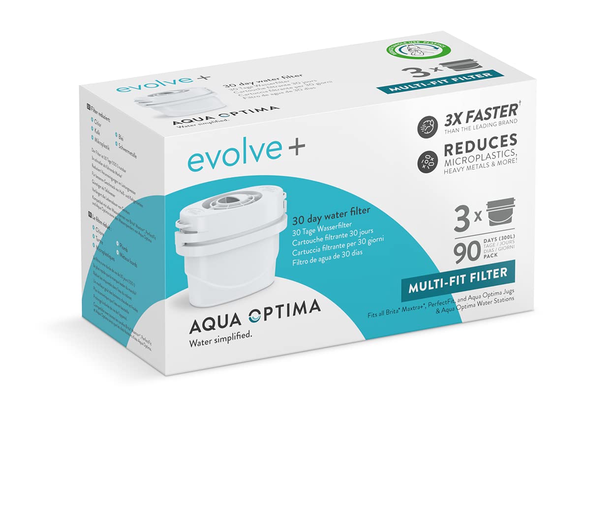 Aqua Optima Cartuccia Filtro Evolve+ - Confezione 3 Mesi