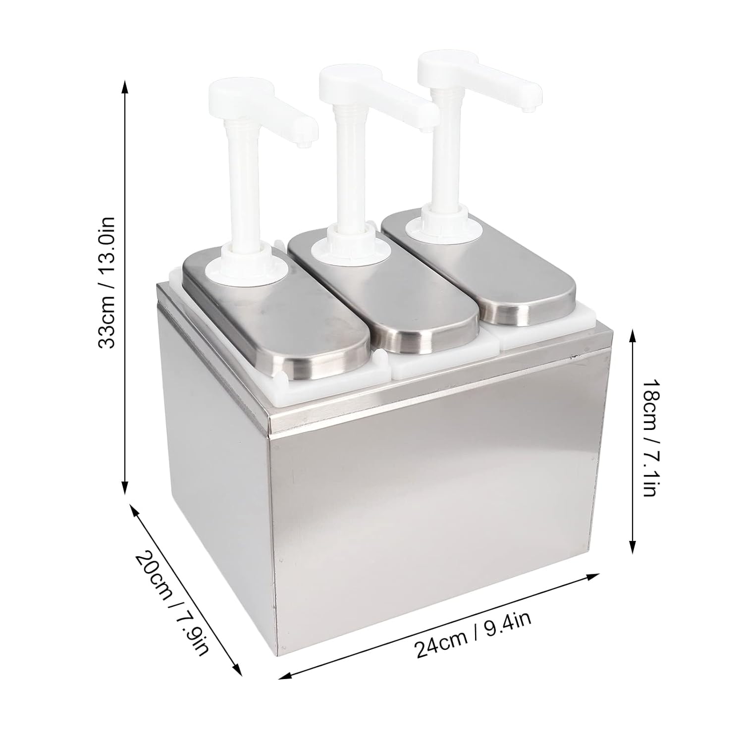 Dispenser per Condimenti con Pompa 1 Litro - immagine 7