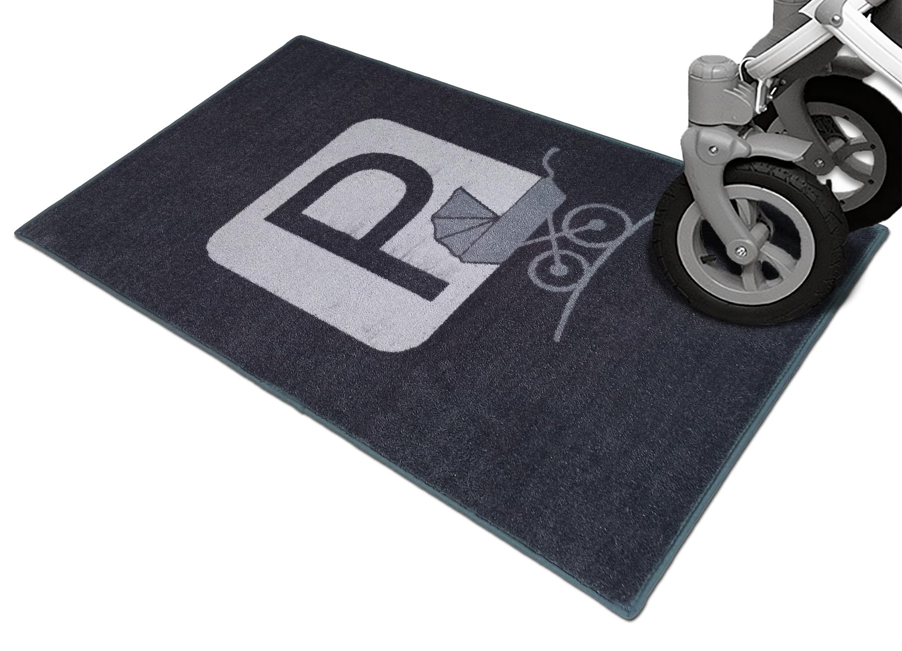 Tappetino Antisporco per Passeggino 67 x 110 cm Grigio