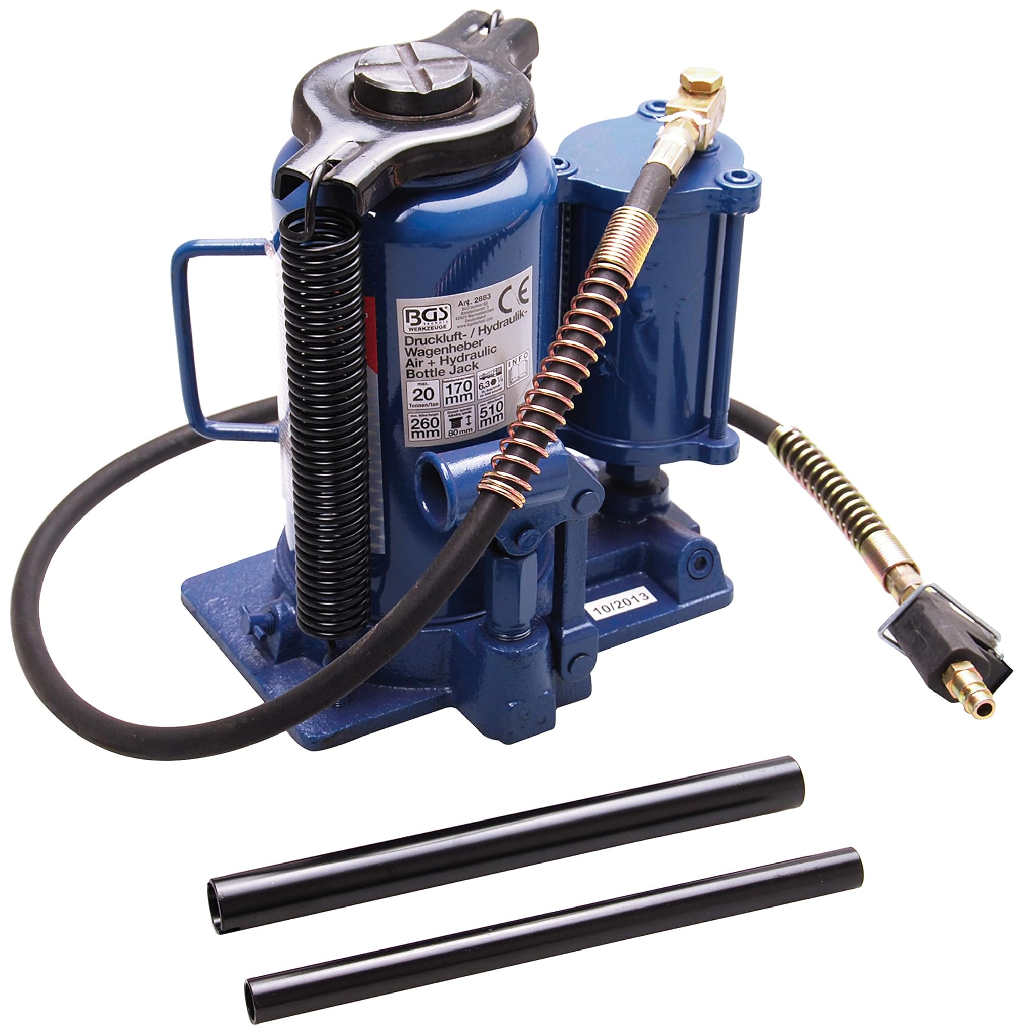 Bgs 2883 Cric Idraulico ad Aria Compressa 20 t