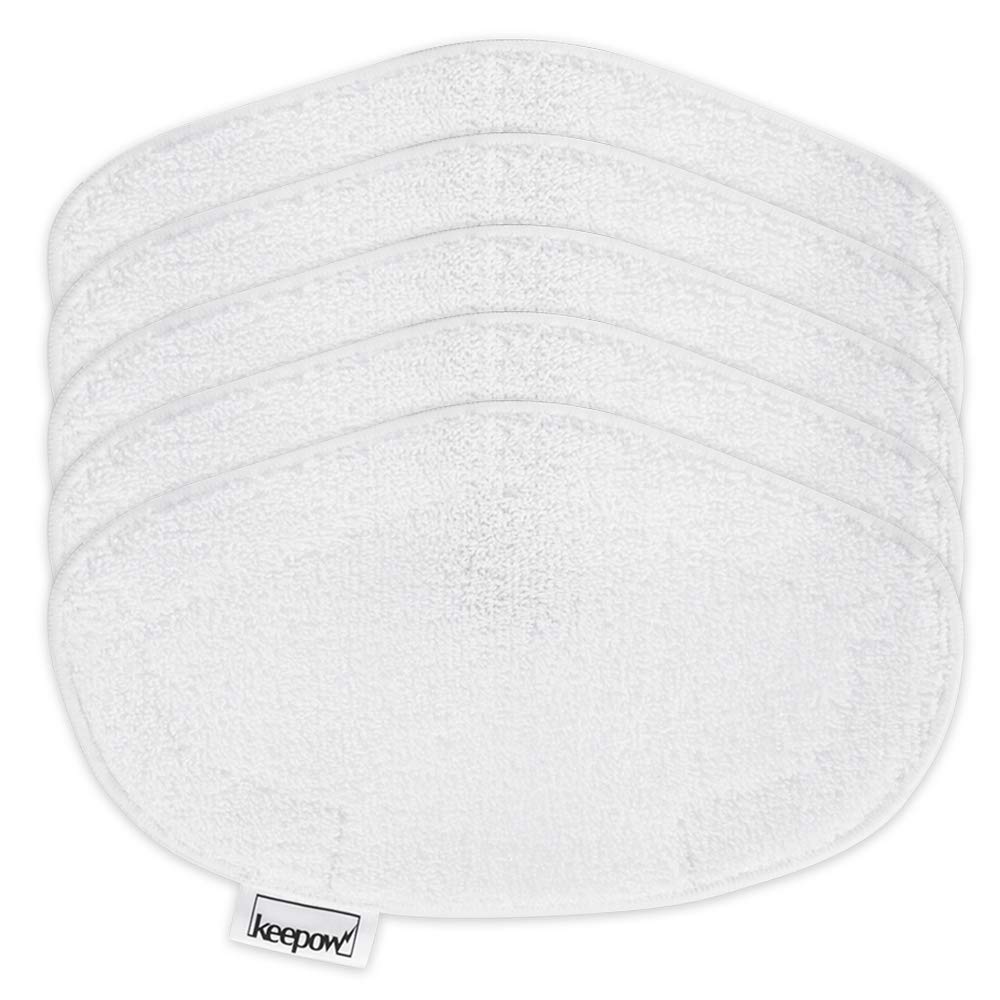 KEEPOW 5 Panni Ricambio per Polti Vaporetto PAEU0332, Bianchi