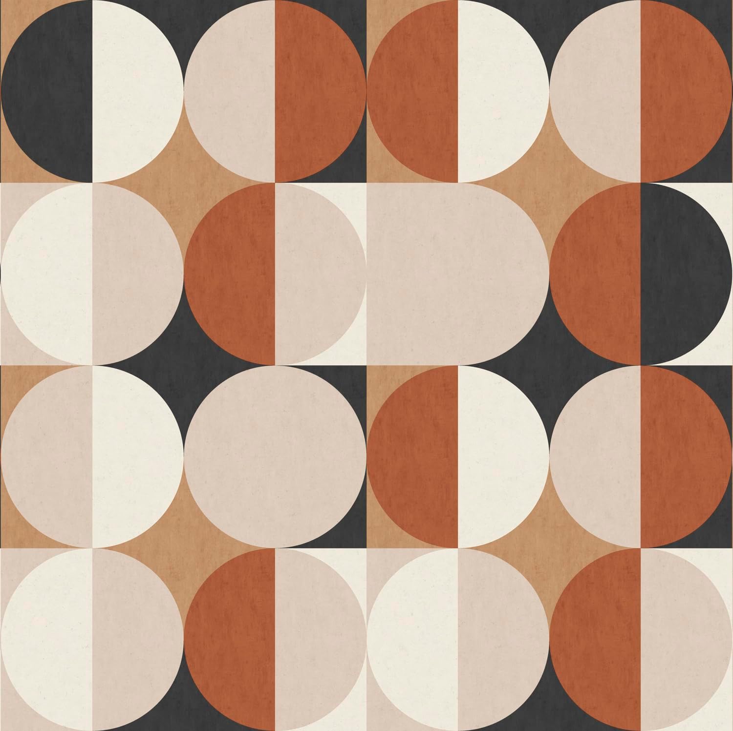 Rasch Tapete 363975 - Carta da Parati Non Tessuto Motivo Circolare