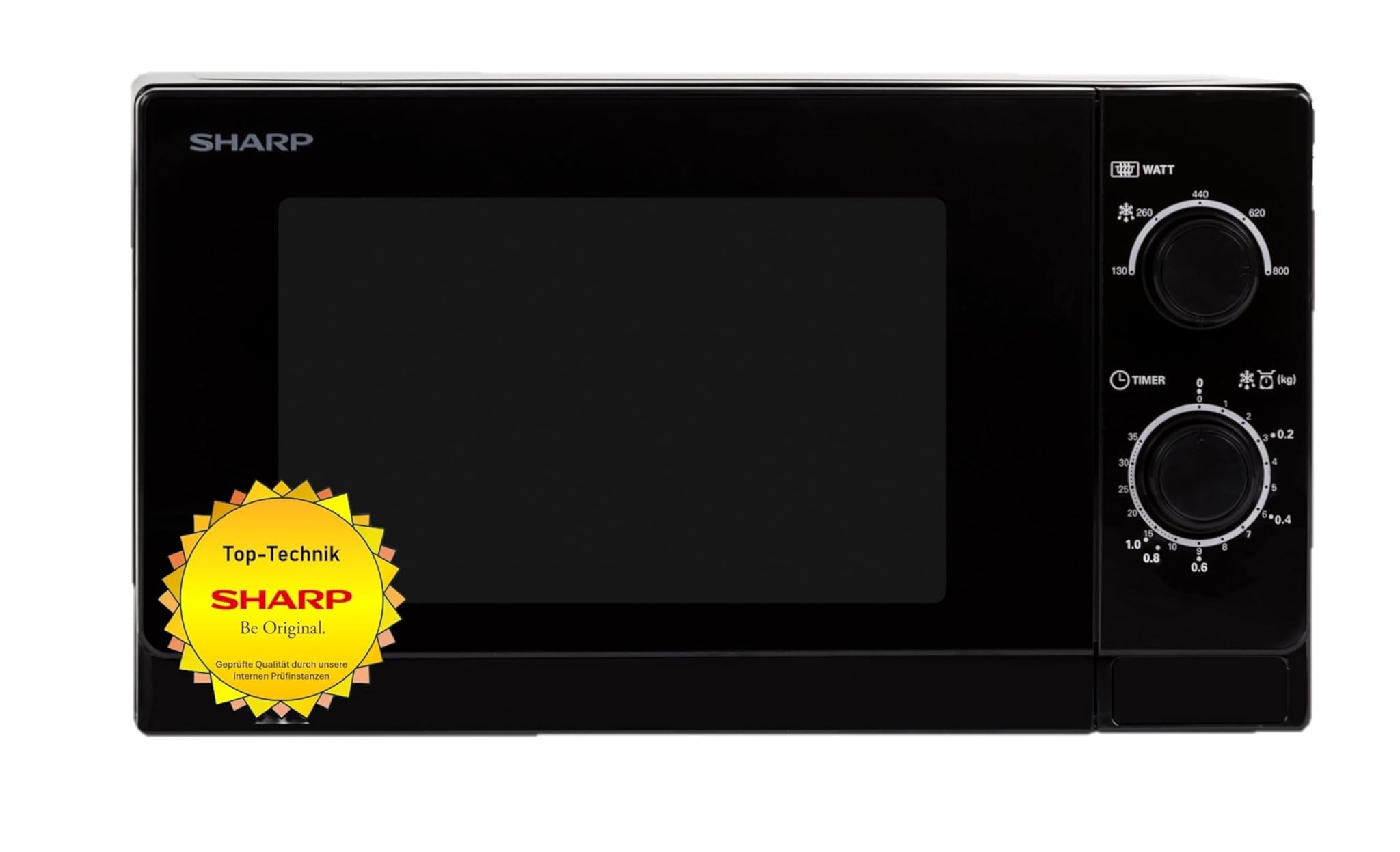 Sharp R-200BKW Piano di lavoro 20L 800W Nero forno a microonde